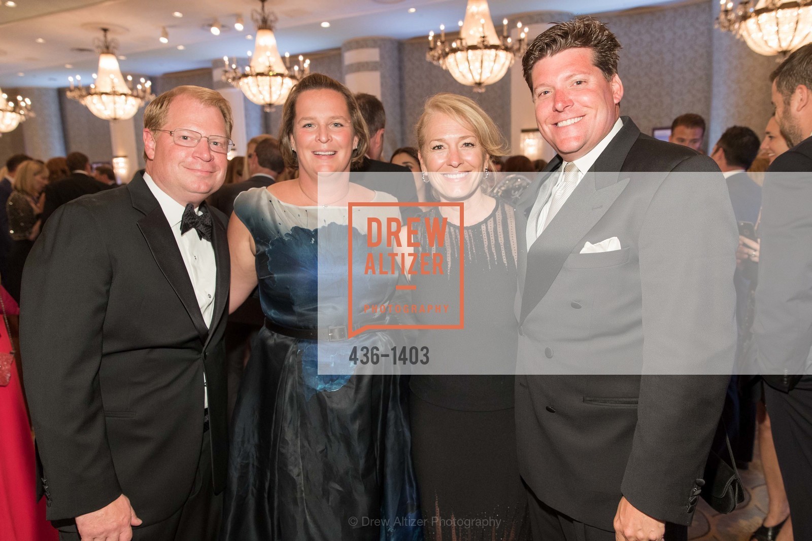 John Hinshaw, Julia Hinshaw, Marissa Cushman, Jeff Cushman, American Cancer Society's Discovery Gala, Fairmont, Photo #436-1403 John Hinshaw, Julia Hinshaw, Marissa Cushman, Jeff Cushman, Photo #436-1403