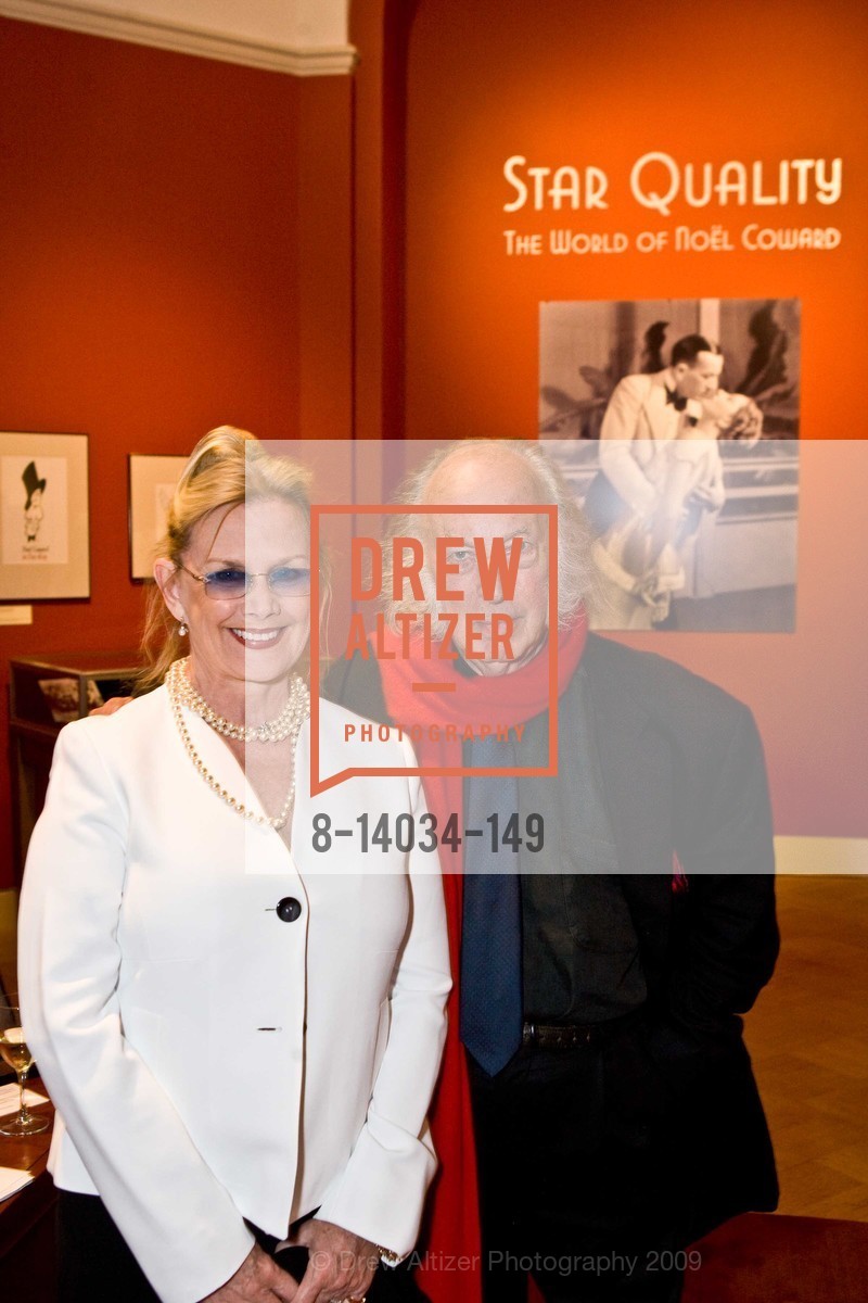 Lynne Day, Barry Day, Museum of Performance & Design Noel Coward Exhibit, US, April 21st, 2009, Photo #8-14034-149 Lynne Day, Barry Day, Photo #8-14034-149