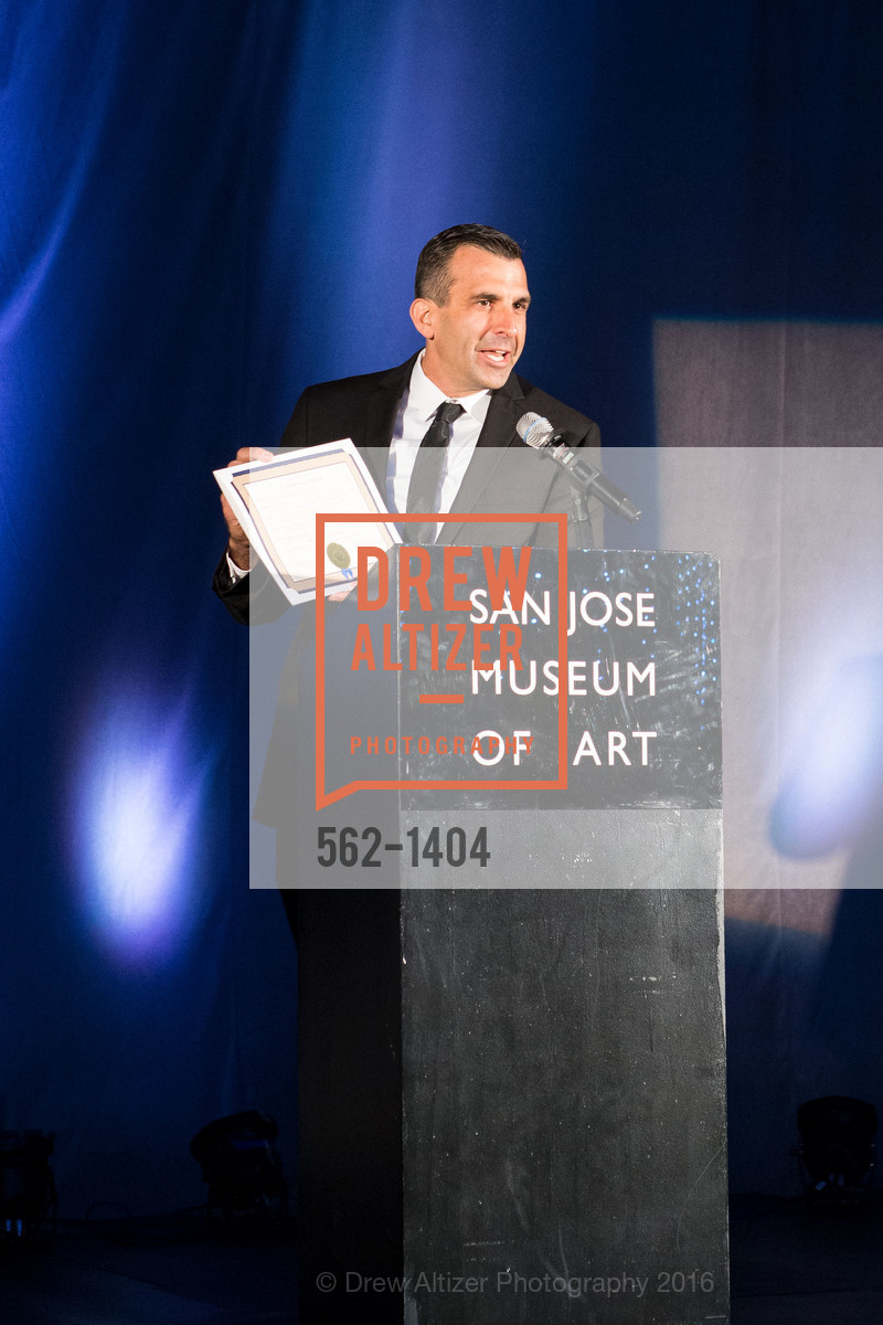 Mayor Sam Liccardo, San Jose Museum of Art's Wonder Ball, San Jose Museum of Art. 110 South Market Street San Jose, CA 95113, September 17th, 2016, Photo #562-1404 Mayor Sam Liccardo, Photo #562-1404