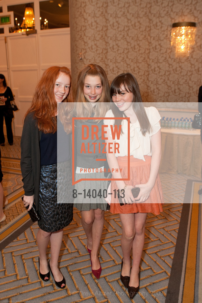 Mackenzie Erdman, Catherine Ames, Claire Solomon, JLSF Fashion Show-LUNCH, US, March 15th, 2009, Photo #8-14040-113 Mackenzie Erdman, Catherine Ames, Claire Solomon, Photo #8-14040-113