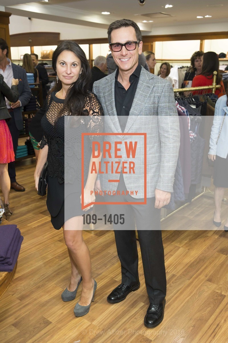 Elizabeth Malkassian, Patrick Malkassian, Brooks Brothers and Gentry Home Magazine Celebrate the September Issue with Matthew Cook, Andrew Johnston & Jennifer Nagle, Brooks Brothers Union Square, September 13th, 2016, Photo #109-1405 Elizabeth Malkassian, Patrick Malkassian, Photo #109-1405