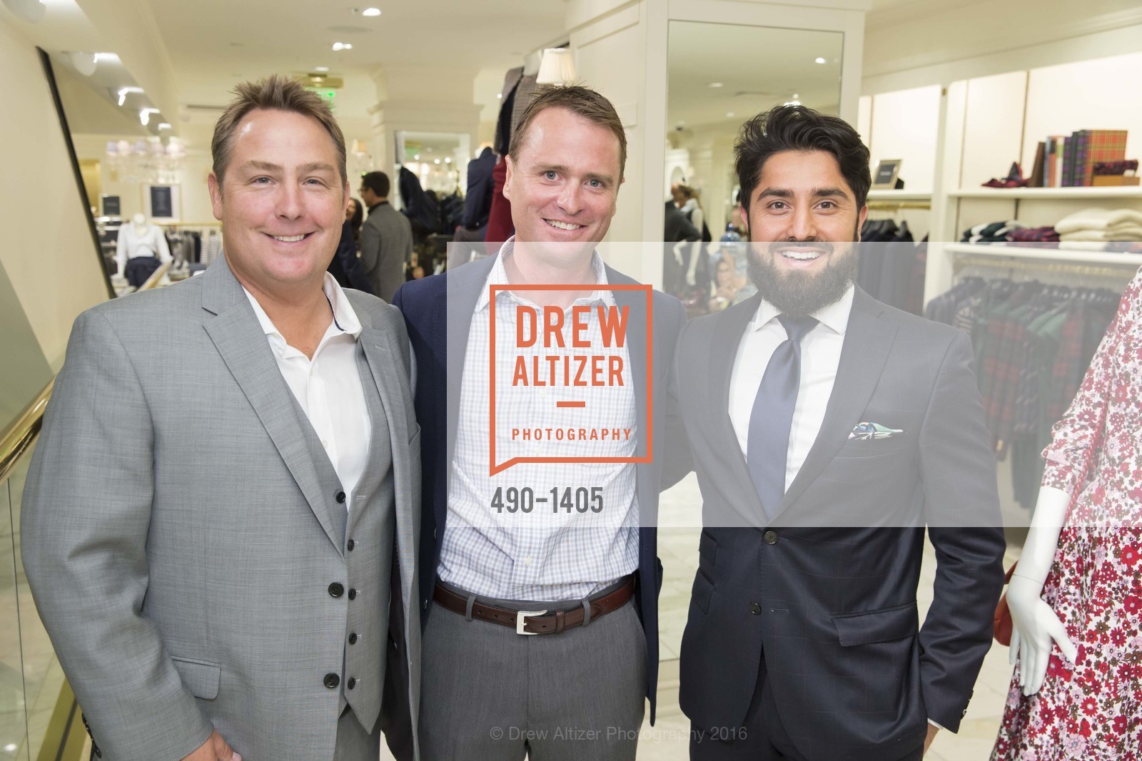 Will Oswald, Andrew Johnston, Roh Habibi, Brooks Brothers and Gentry Home Magazine Celebrate the September Issue with Matthew Cook, Andrew Johnston & Jennifer Nagle, Brooks Brothers Union Square, September 13th, 2016, Photo #490-1405 Will Oswald, Andrew Johnston, Roh Habibi, Photo #490-1405