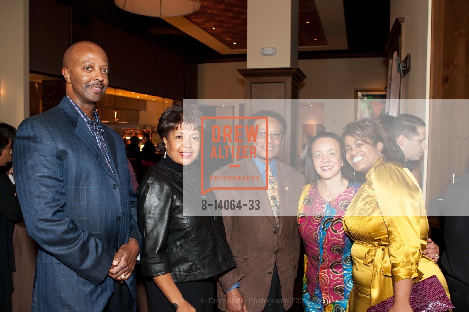 Tony Harris, Angela Harris, Robert Harris, Glenda Newell-Harris, Pican Grand Opening in Oakland, US, March 18th, 2009, Photo #8-14064-33 Tony Harris, Angela Harris, Robert Harris, Glenda Newell-Harris, Photo #8-14064-33