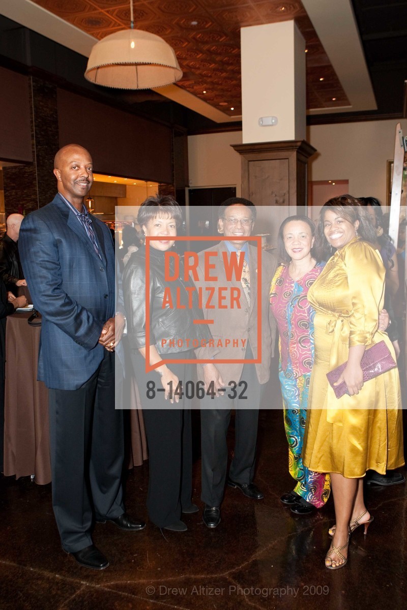 Tony Harris, Angela Harris, Robert Harris, Glenda Newell-Harris, Triche Christmon, Pican Grand Opening in Oakland, US, March 18th, 2009, Photo #8-14064-32 Tony Harris, Angela Harris, Robert Harris, Glenda Newell-Harris, Triche Christmon, Photo #8-14064-32