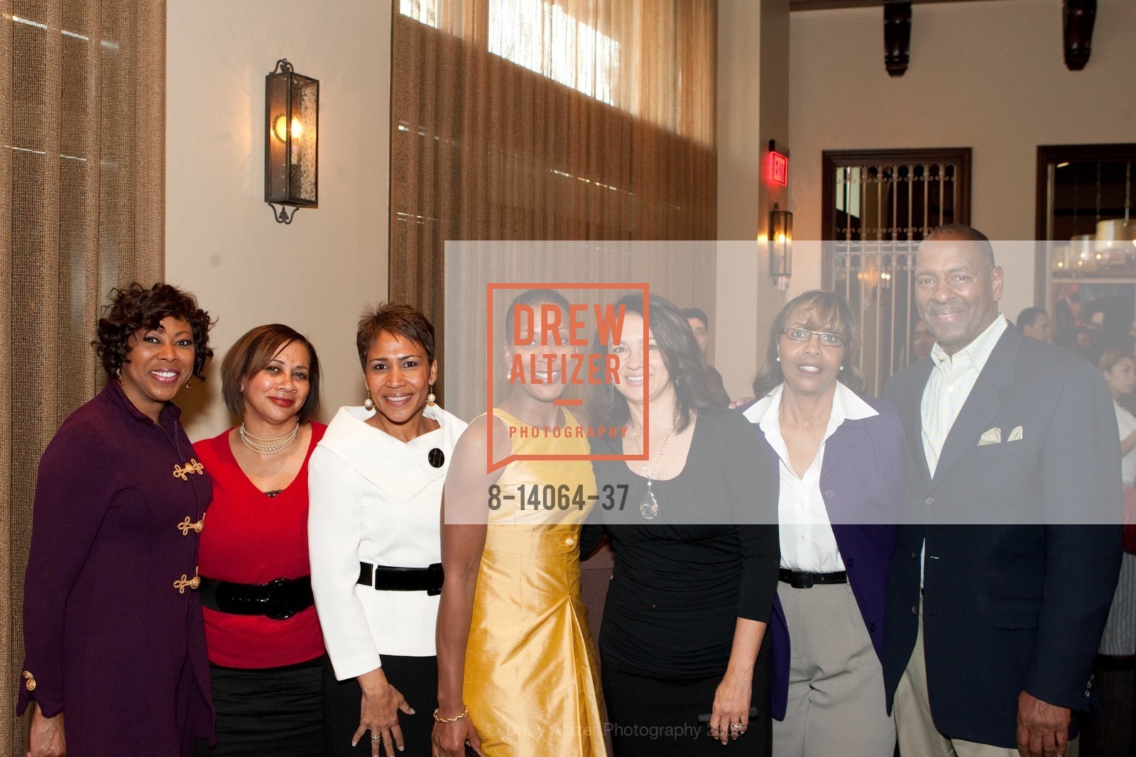 Delma Mack, Valerie Bailey, Alda Parker, Jennifer Russell, Yolanda LeBlanc, Denise Gandy, Joe Parham, Pican Grand Opening in Oakland, US, March 18th, 2009, Photo #8-14064-37 Delma Mack, Valerie Bailey, Alda Parker, Jennifer Russell, Yolanda LeBlanc, Denise Gandy, Joe Parham, Photo #8-14064-37