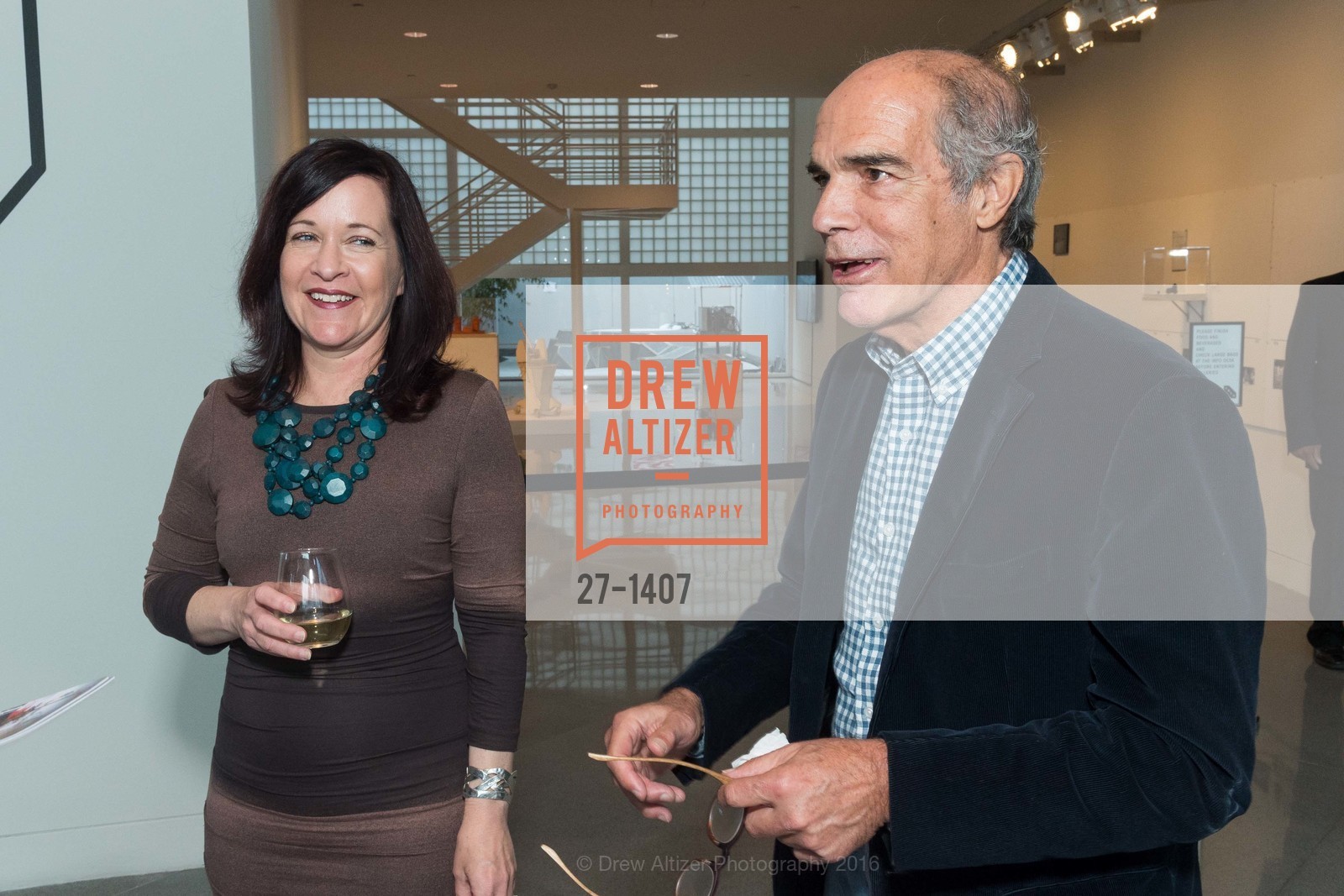 Deborah Cullinan, Ned Topham, YBCA's Europa: Preview for Space Program, YBCA. 701 Mission St. SF CA 94103, September 15th, 2016, Photo #27-1407 Deborah Cullinan, Ned Topham, Photo #27-1407