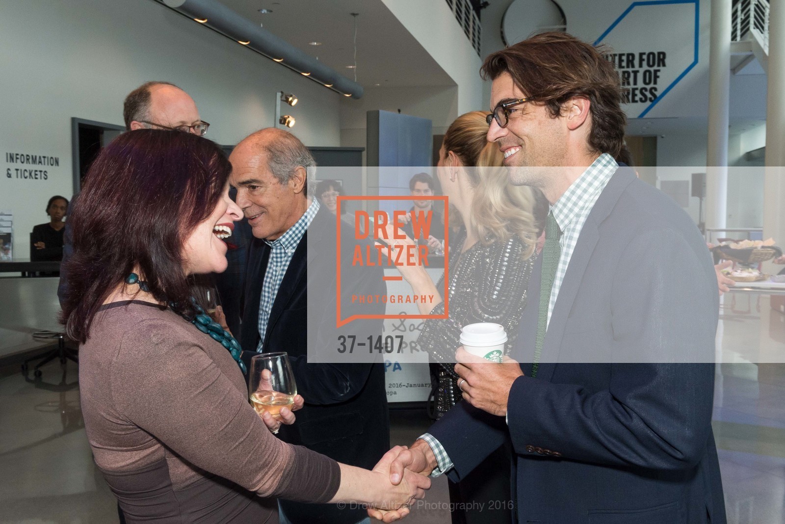 Deborah Cullinan, Ned Topham, YBCA's Europa: Preview for Space Program, YBCA. 701 Mission St. SF CA 94103, September 15th, 2016, Photo #37-1407 Deborah Cullinan, Ned Topham, Photo #37-1407