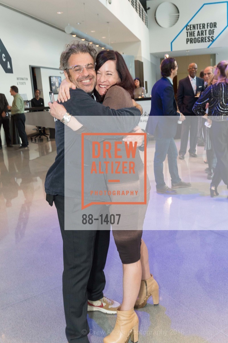 Tom Sachs, Deborah Cullinan, YBCA's Europa: Preview for Space Program, YBCA. 701 Mission St. SF CA 94103, September 15th, 2016, Photo #88-1407 Tom Sachs, Deborah Cullinan, Photo #88-1407