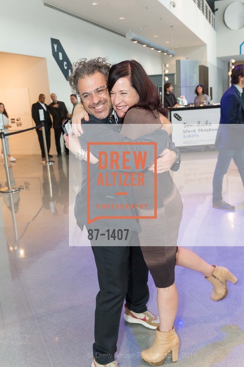 Tom Sachs, Deborah Cullinan, YBCA's Europa: Preview for Space Program, YBCA. 701 Mission St. SF CA 94103, September 15th, 2016, Photo #87-1407 Tom Sachs, Deborah Cullinan, Photo #87-1407