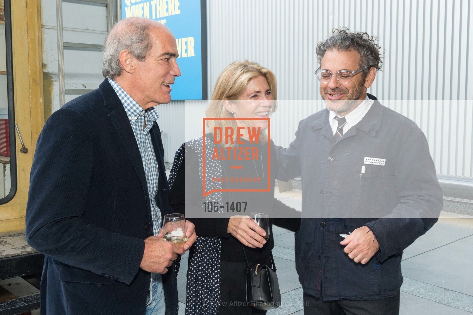 Ned Topham, Cathy Topham, Tom Sachs, Photo #106-1407