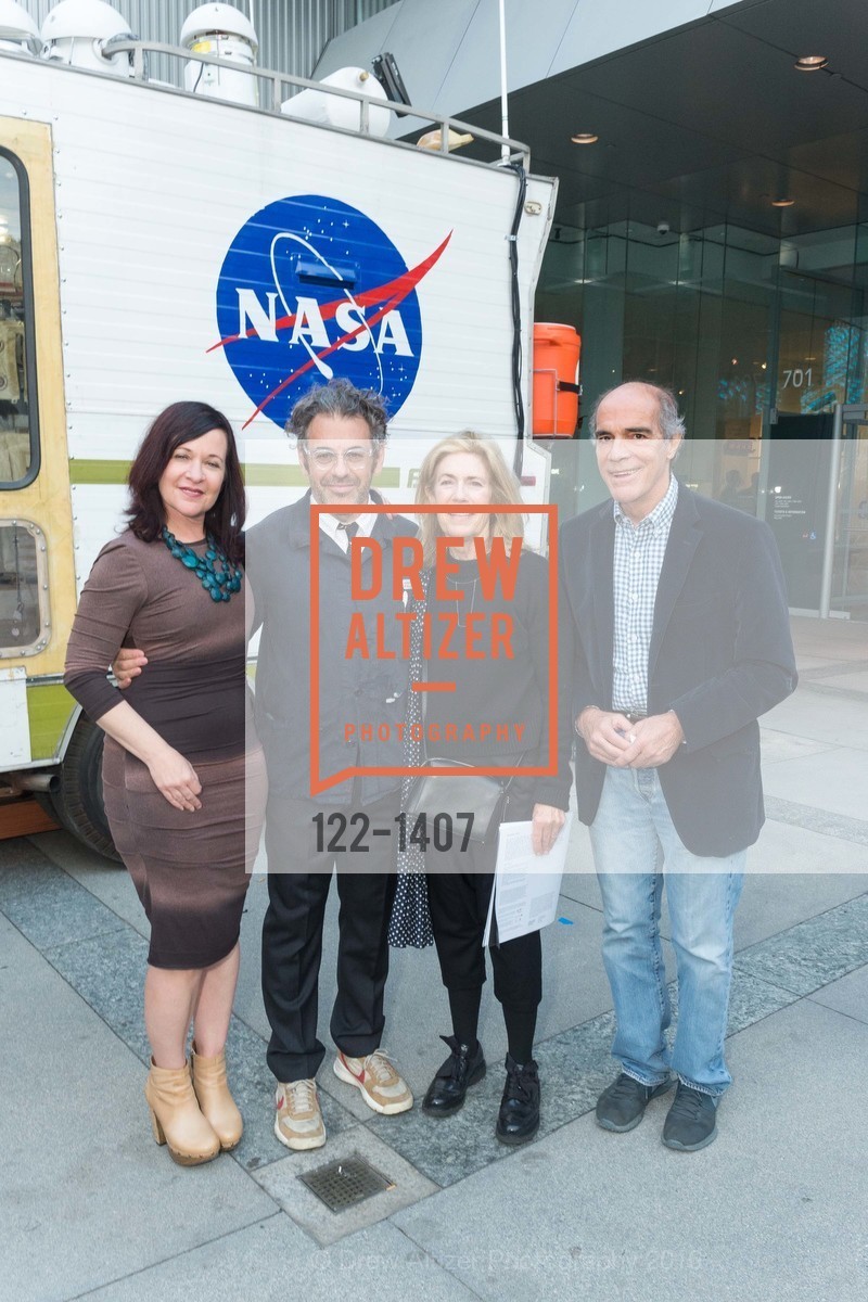 Deborah Cullinan, Tom Sachs, Cathy Topham, Ned Topham, YBCA's Europa: Preview for Space Program, YBCA. 701 Mission St. SF CA 94103, September 15th, 2016, Photo #122-1407 Deborah Cullinan, Tom Sachs, Cathy Topham, Ned Topham, Photo #122-1407