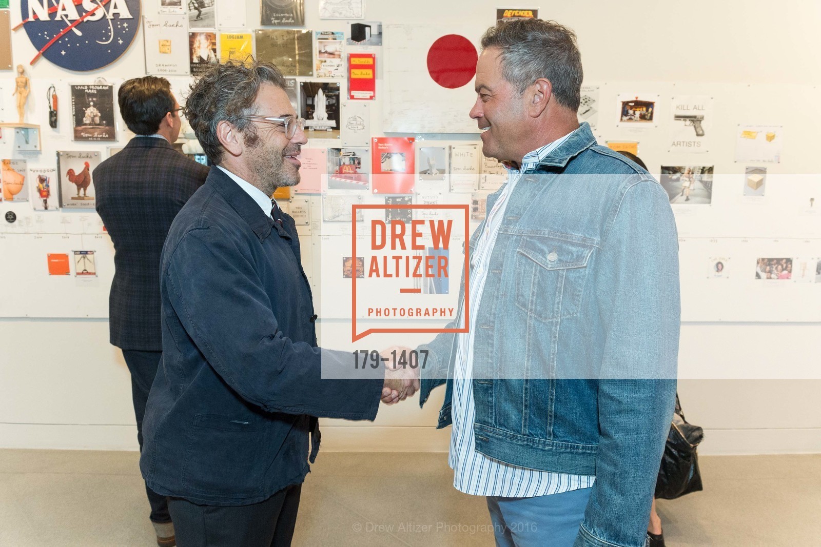 Tom Sachs, Glenn Bucksbaum, YBCA's Europa: Preview for Space Program, YBCA. 701 Mission St. SF CA 94103, September 15th, 2016, Photo #179-1407 Tom Sachs, Glenn Bucksbaum, Photo #179-1407
