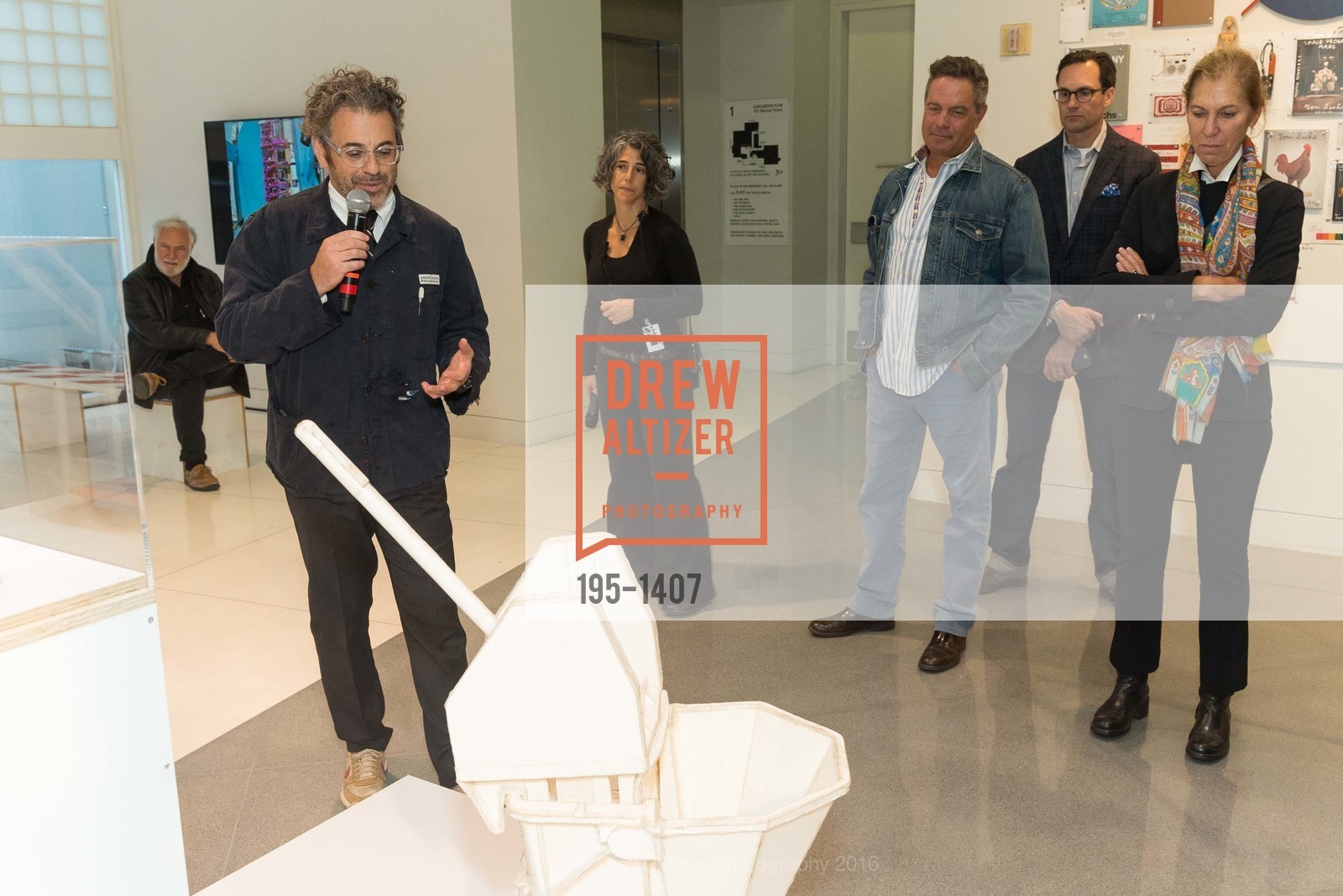 Tom Sachs, YBCA's Europa: Preview for Space Program, YBCA. 701 Mission St. SF CA 94103, September 15th, 2016, Photo #195-1407 Tom Sachs, Photo #195-1407