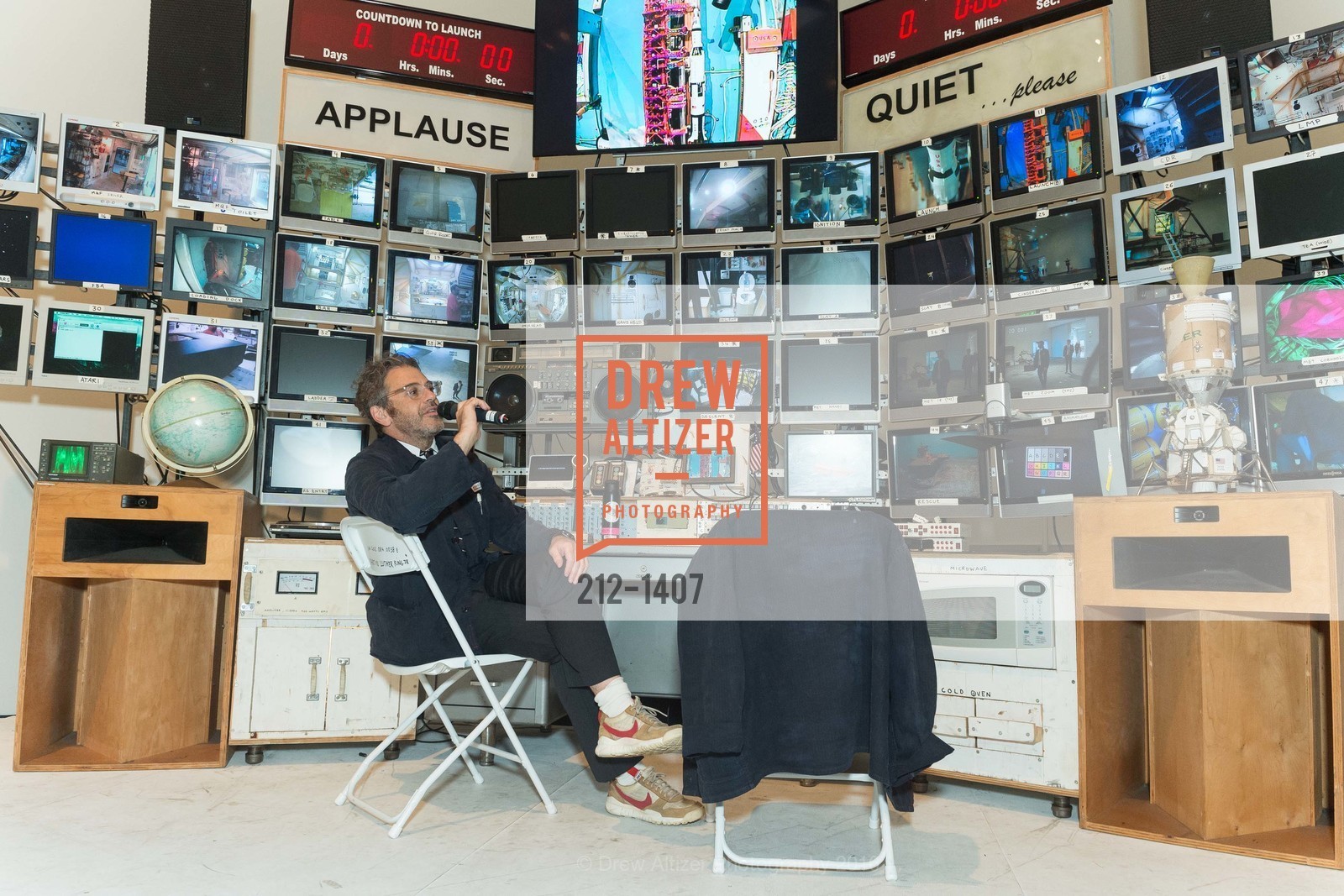 Tom Sachs, YBCA's Europa: Preview for Space Program, YBCA. 701 Mission St. SF CA 94103, September 15th, 2016, Photo #212-1407 Tom Sachs, Photo #212-1407
