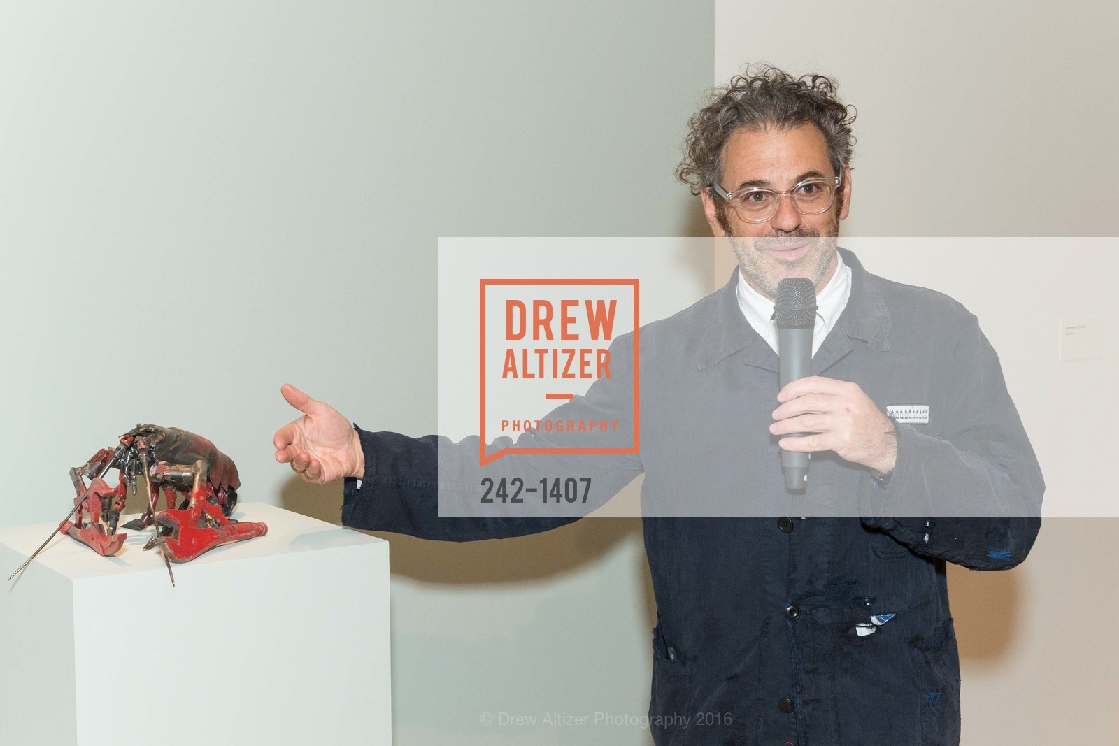 Tom Sachs, YBCA's Europa: Preview for Space Program, YBCA. 701 Mission St. SF CA 94103, September 15th, 2016, Photo #242-1407 Tom Sachs, Photo #242-1407