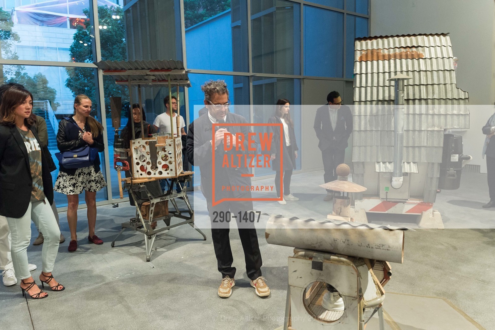 Tom Sachs, YBCA's Europa: Preview for Space Program, YBCA. 701 Mission St. SF CA 94103, September 15th, 2016, Photo #290-1407 Tom Sachs, Photo #290-1407