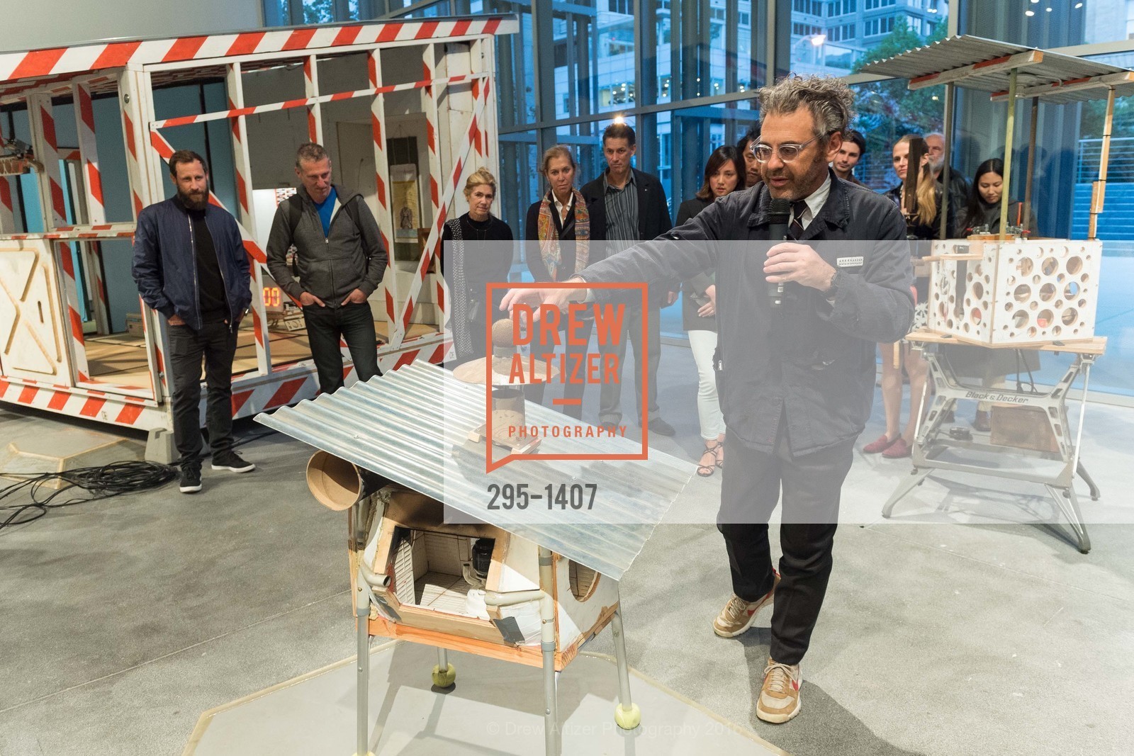 Tom Sachs, YBCA's Europa: Preview for Space Program, YBCA. 701 Mission St. SF CA 94103, September 15th, 2016, Photo #295-1407 Tom Sachs, Photo #295-1407