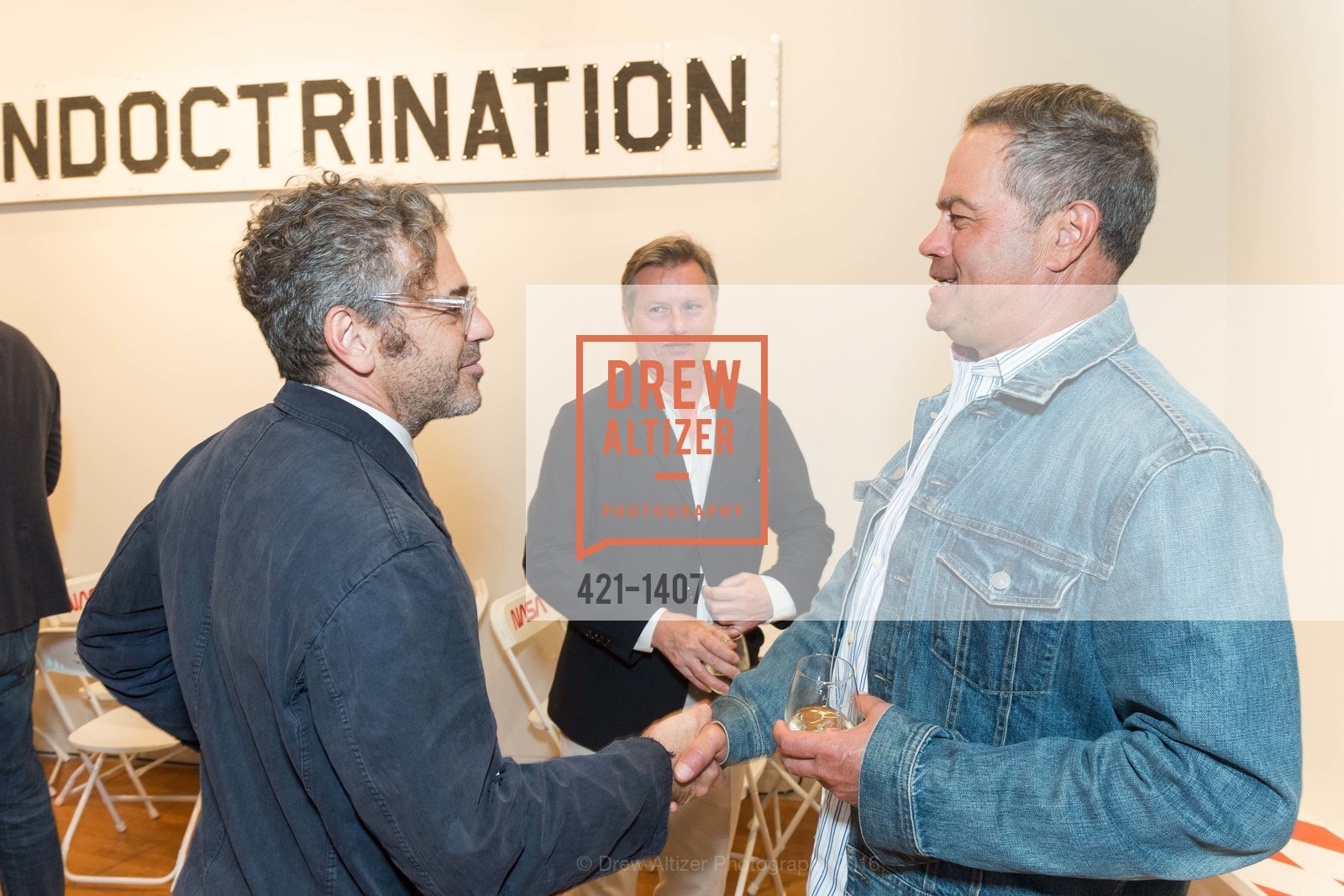 Tom Sachs, Glenn Bucksbaum, YBCA's Europa: Preview for Space Program, YBCA. 701 Mission St. SF CA 94103, September 15th, 2016, Photo #421-1407 Tom Sachs, Glenn Bucksbaum, Photo #421-1407