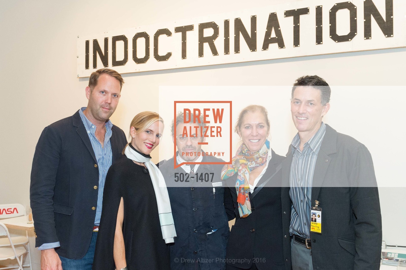 Alan Dye, Elizabeth Dye, Tom Sachs, Meridee Moore, Kevin King, YBCA's Europa: Preview for Space Program, YBCA. 701 Mission St. SF CA 94103, September 15th, 2016, Photo #502-1407 Alan Dye, Elizabeth Dye, Tom Sachs, Meridee Moore, Kevin King, Photo #502-1407
