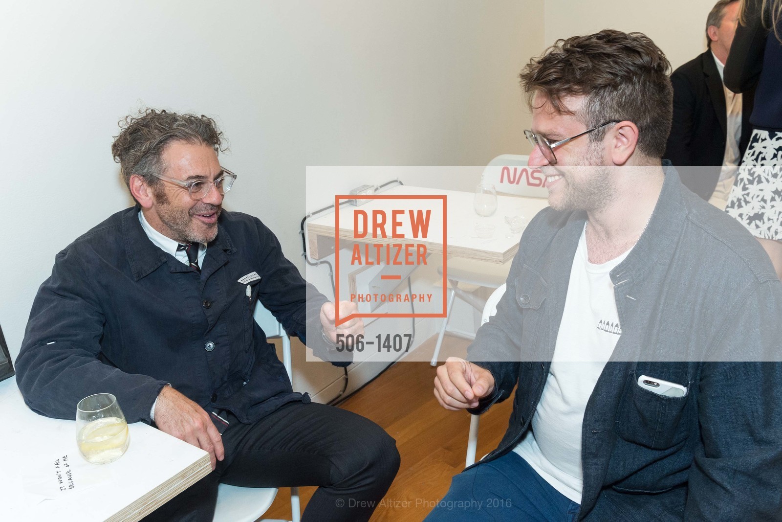 Tom Sachs, Zak Williams, YBCA's Europa: Preview for Space Program, YBCA. 701 Mission St. SF CA 94103, September 15th, 2016, Photo #506-1407 Tom Sachs, Zak Williams, Photo #506-1407