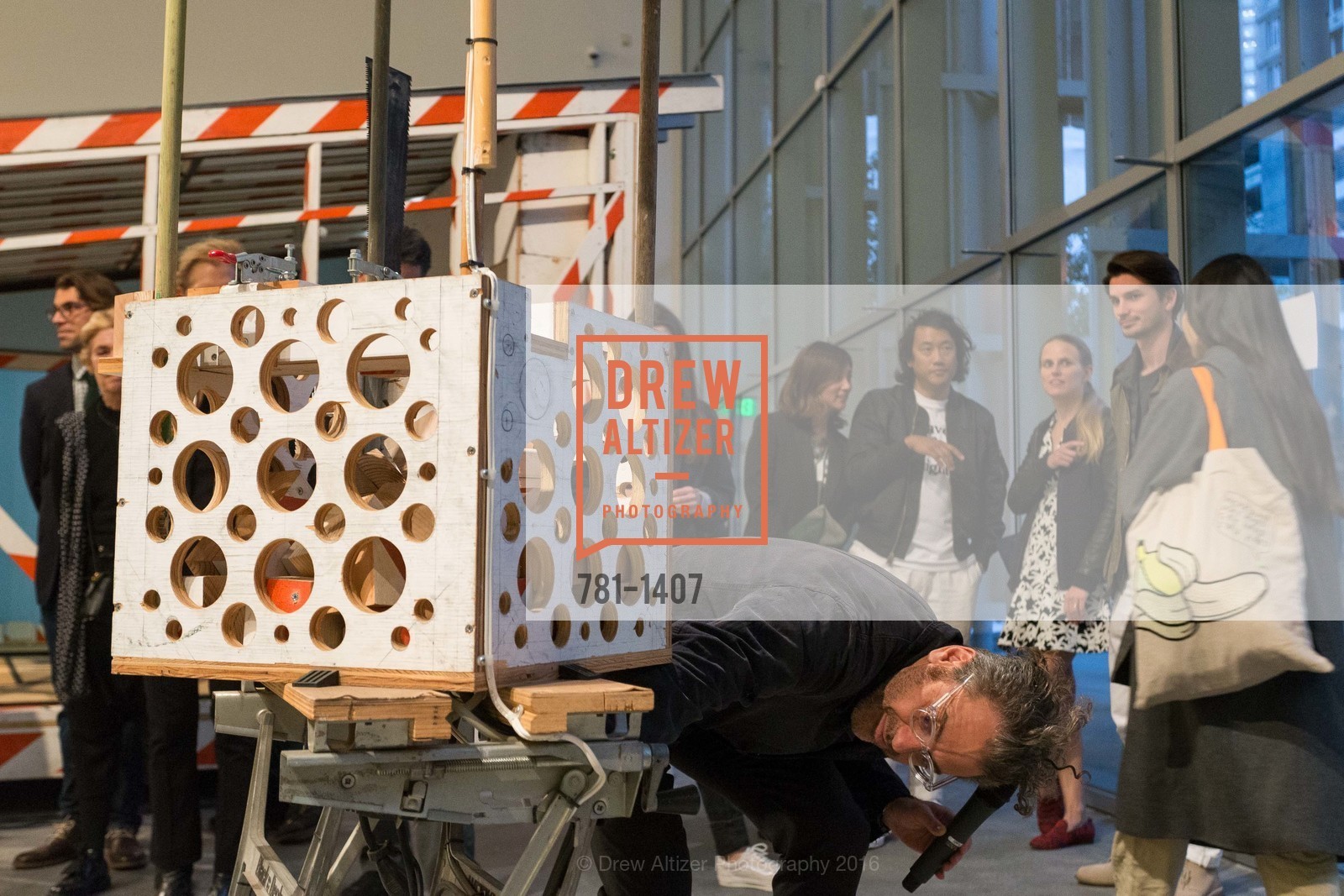 Tom Sachs, YBCA's Europa: Preview for Space Program, YBCA. 701 Mission St. SF CA 94103, September 15th, 2016, Photo #781-1407 Tom Sachs, Photo #781-1407