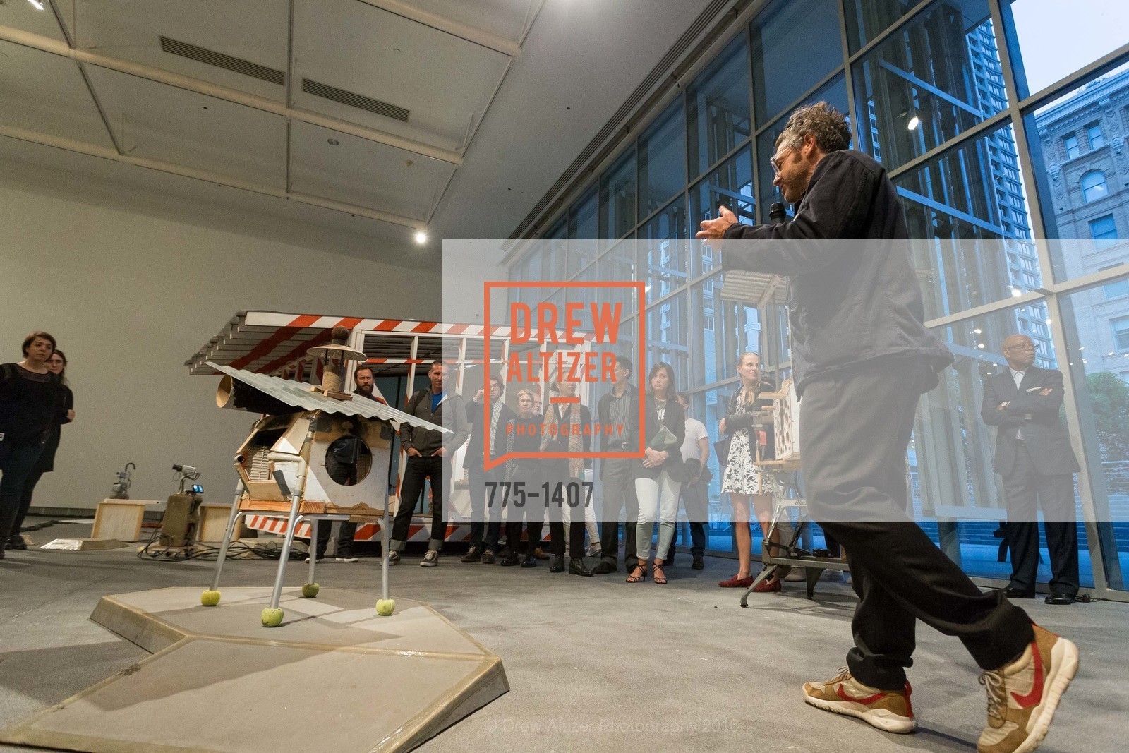 Tom Sachs, YBCA's Europa: Preview for Space Program, YBCA. 701 Mission St. SF CA 94103, September 15th, 2016, Photo #775-1407 Tom Sachs, Photo #775-1407
