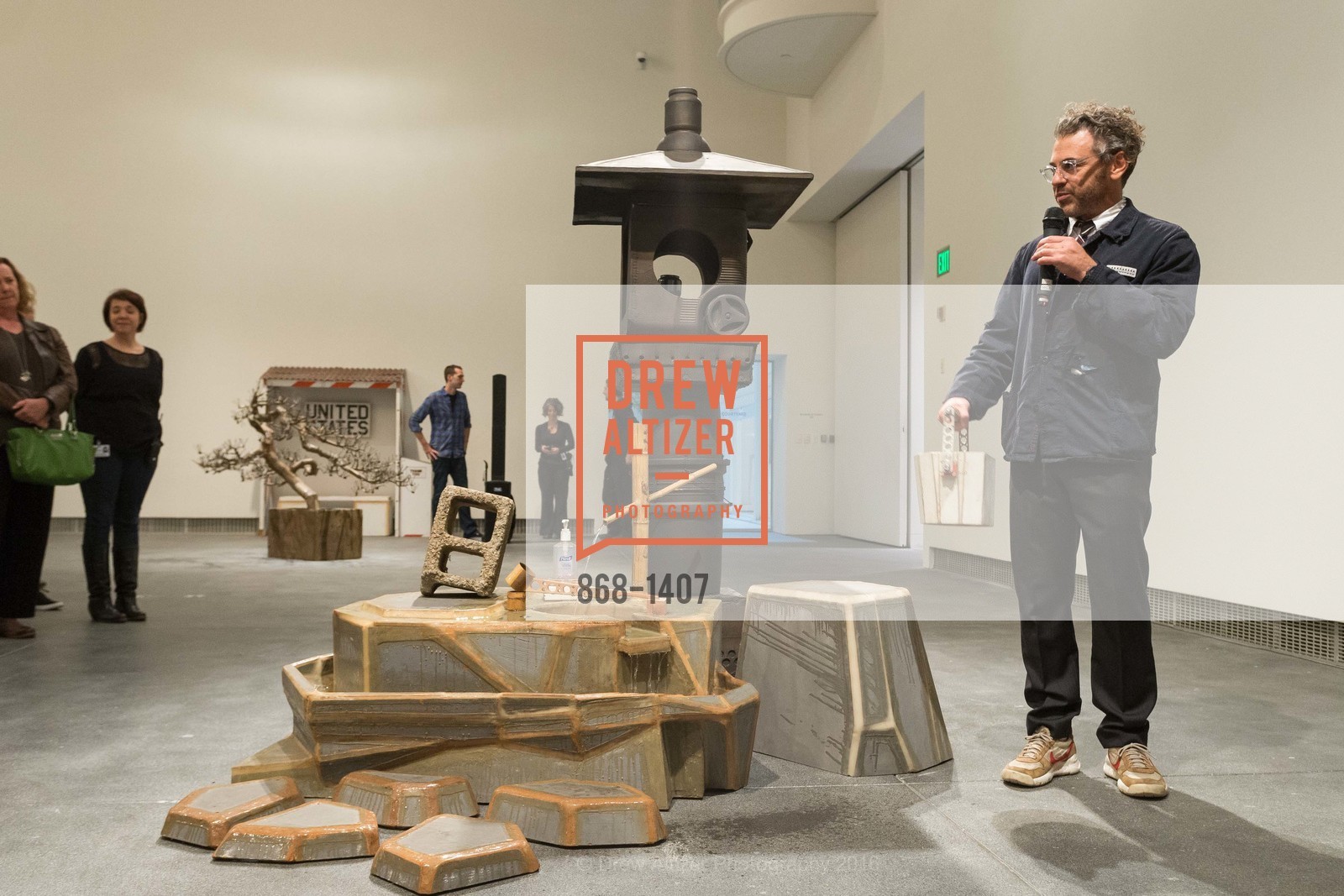 Tom Sachs, YBCA's Europa: Preview for Space Program, YBCA. 701 Mission St. SF CA 94103, September 15th, 2016, Photo #868-1407 Tom Sachs, Photo #868-1407