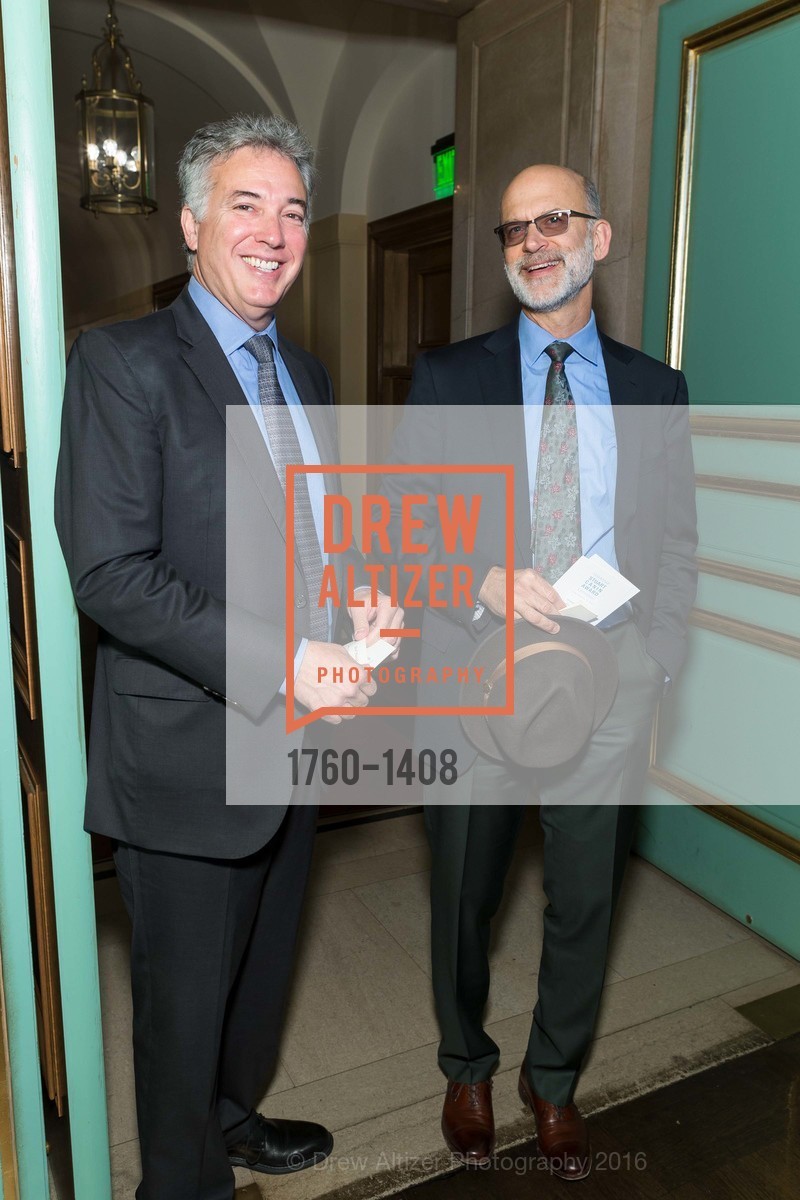 Rene Mandel, Ken Johnson, First Annual Stuart Canin Award Luncheon, San Francisco War Memorial, The Green Room, September 16th, 2016, Photo #1760-1408 Rene Mandel, Ken Johnson, Photo #1760-1408