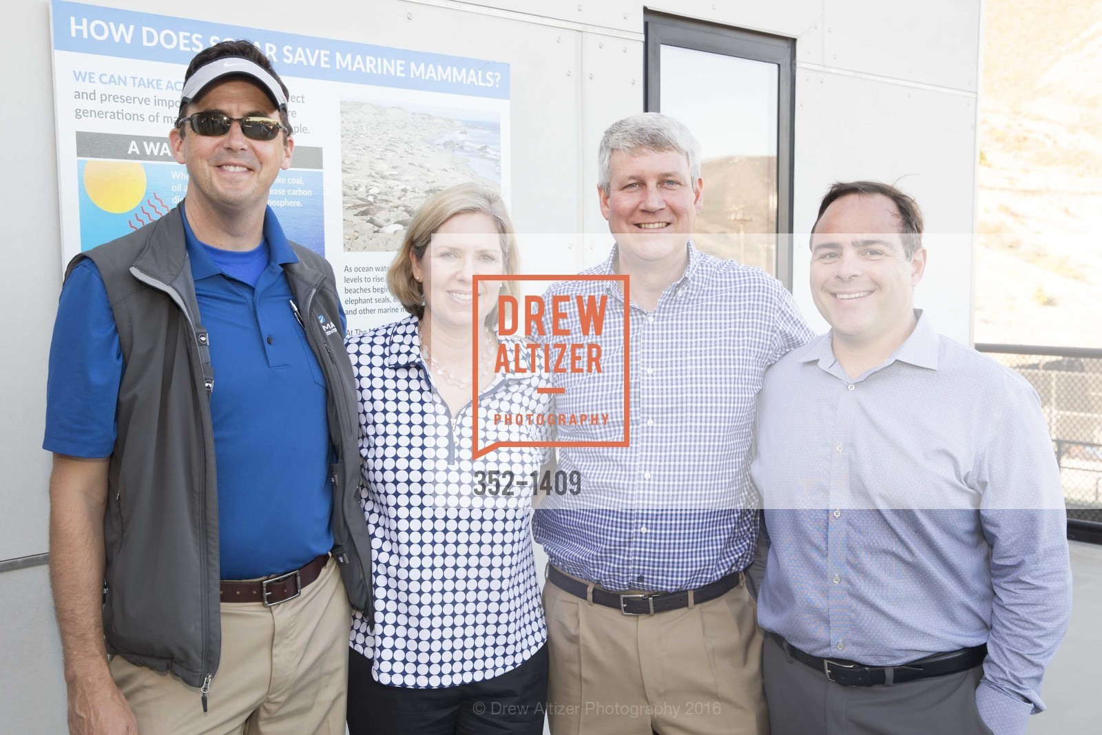 John Sheputis, Susie Campbell, Chris Lunquist, Eric Isero, The Sea Lion Soiree at Marine Mammal Center, Marine Mammal Center. 2000 Bunker Road, Fort Cronkhite, Sausalito, September 18th, 2016, Photo #352-1409 John Sheputis, Susie Campbell, Chris Lunquist, Eric Isero, Photo #352-1409