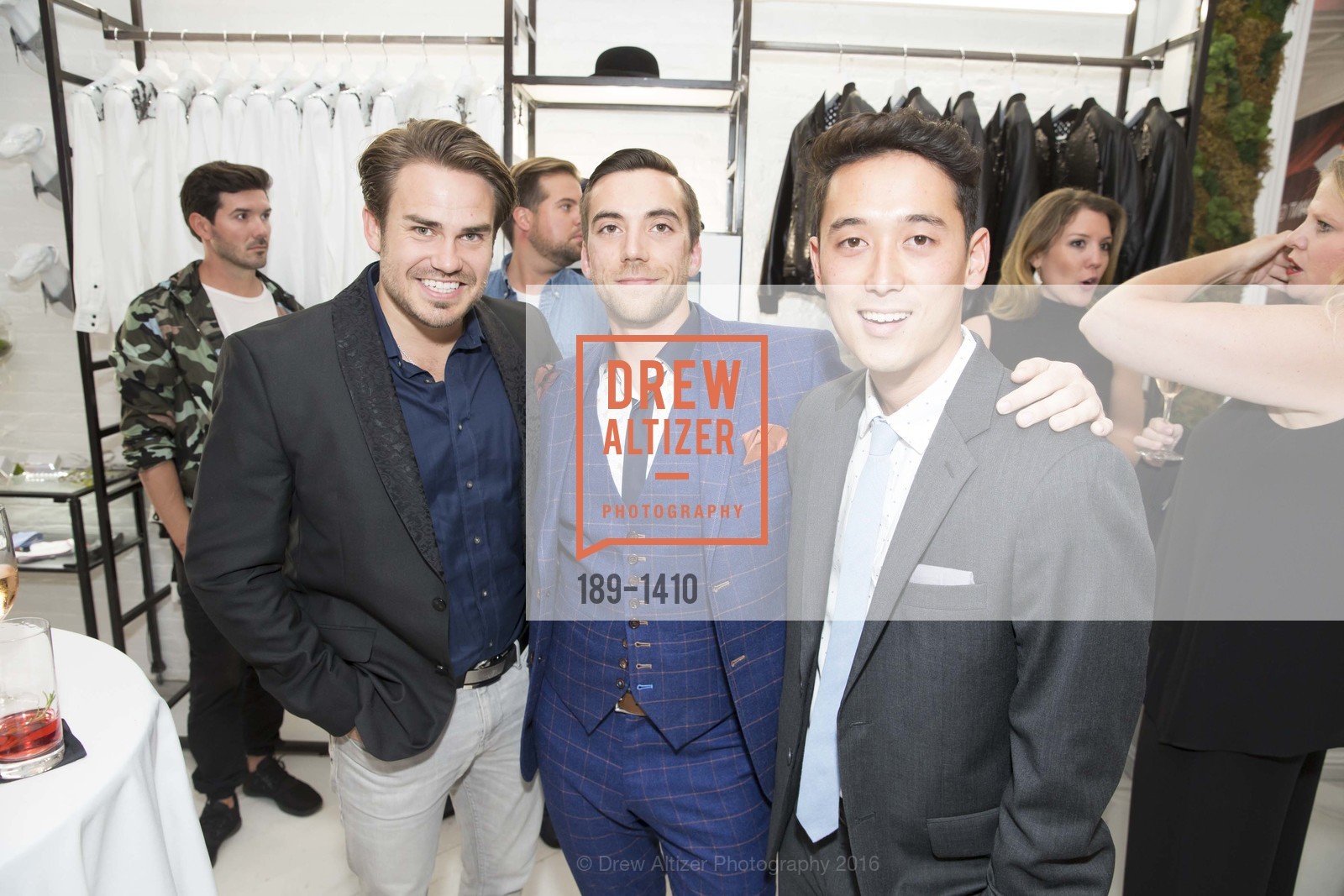 Parker Coomans, Santo Sapienza, Matthew Sugidono, JAKE and The Drever Family Foundation Present “FASHION for A REASON” JAKE debuts “The NIGHT CIRCUS” Fall/Winter Collection, JAKE Flagship and Battery Penthouse, September 15th, 2016, Photo #189-1410 Parker Coomans, Santo Sapienza, Matthew Sugidono, Photo #189-1410