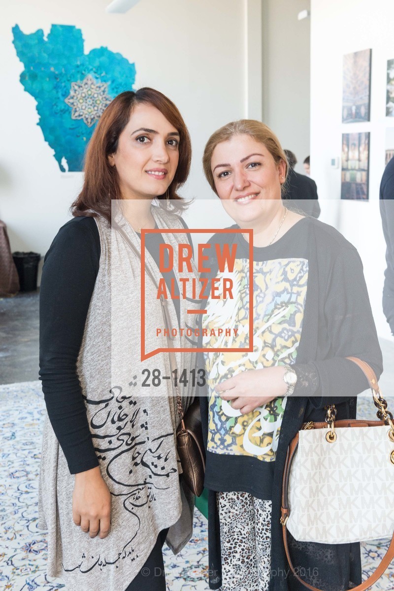 Zahra Salamat, Mitra Karamloo, Iran Unveiled - Group Photo Exhibition, Kala Art Institute. 2990 San Pablo Avenue, Berkeley CA 94702, September 17th, 2016, Photo #28-1413 Zahra Salamat, Mitra Karamloo, Photo #28-1413