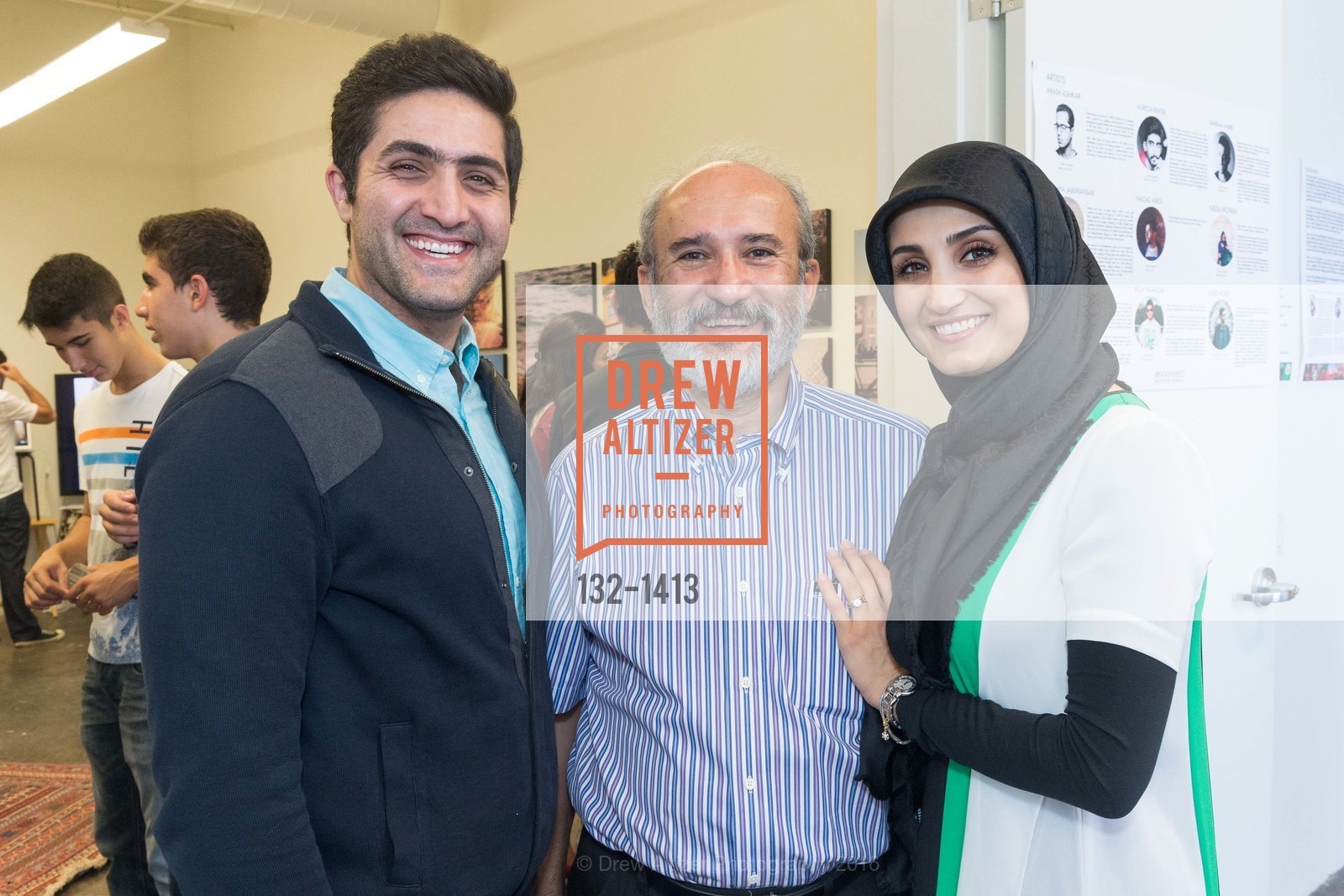 Ebrahim Hezarkhani, Ali Jaberiansari, Mahsa Jaberiansari, Iran Unveiled - Group Photo Exhibition, Kala Art Institute. 2990 San Pablo Avenue, Berkeley CA 94702, September 17th, 2016, Photo #132-1413 Ebrahim Hezarkhani, Ali Jaberiansari, Mahsa Jaberiansari, Photo #132-1413