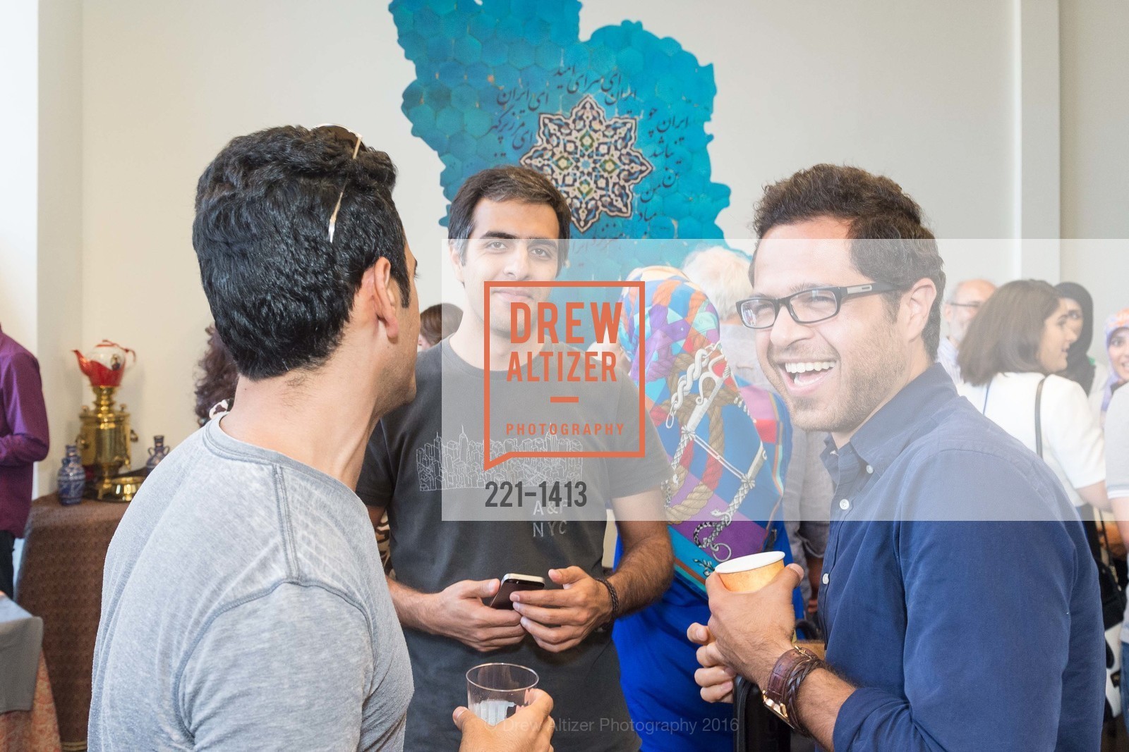 Redi Abedi, Farshad Tajalli, Vahid Esfandyarpour, Iran Unveiled - Group Photo Exhibition, Kala Art Institute. 2990 San Pablo Avenue, Berkeley CA 94702, September 17th, 2016, Photo #221-1413 Redi Abedi, Farshad Tajalli, Vahid Esfandyarpour, Photo #221-1413
