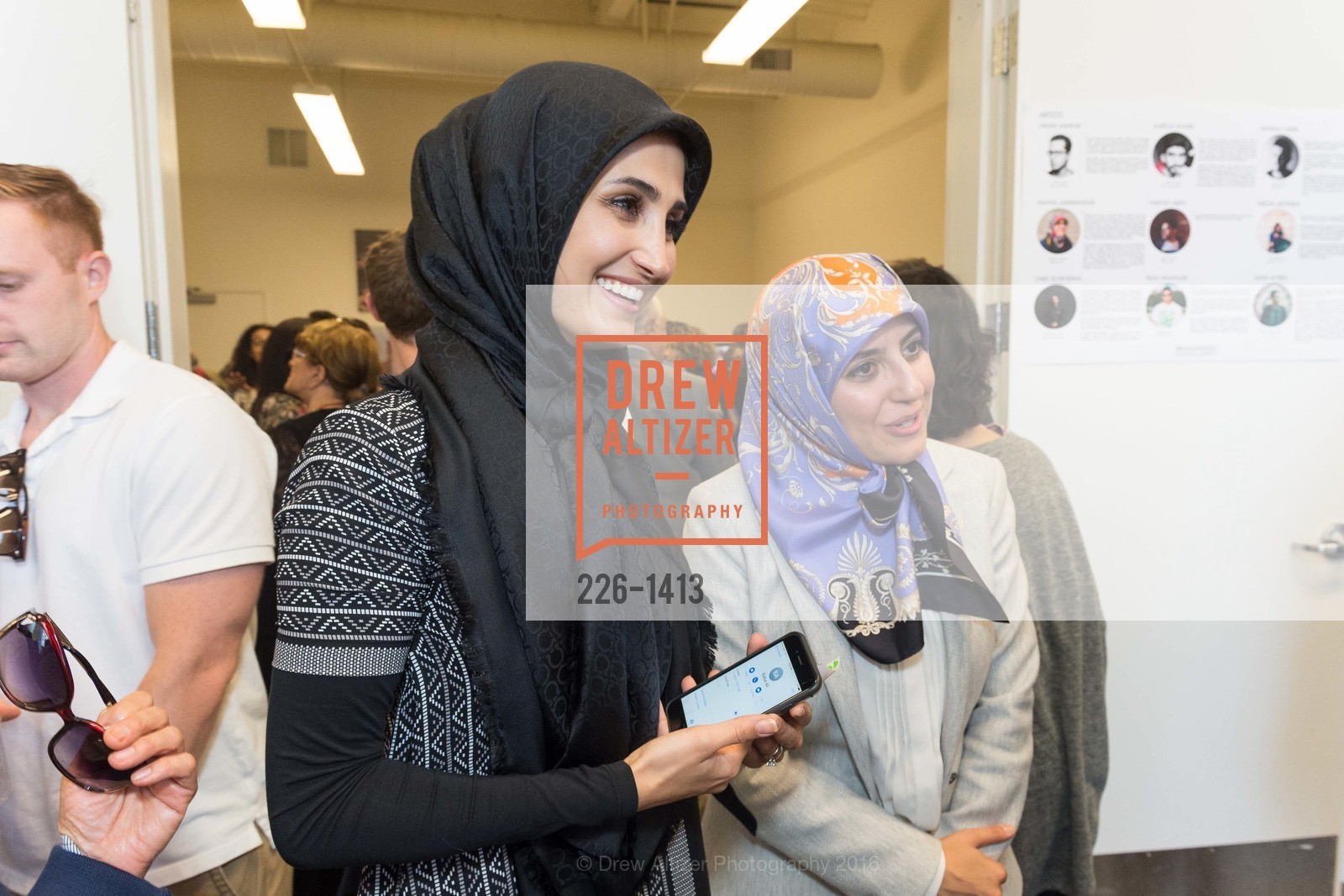 Mahsa Jaberiansari, Mahya Jaberiansari, Iran Unveiled - Group Photo Exhibition, Kala Art Institute. 2990 San Pablo Avenue, Berkeley CA 94702, September 17th, 2016, Photo #226-1413 Mahsa Jaberiansari, Mahya Jaberiansari, Photo #226-1413