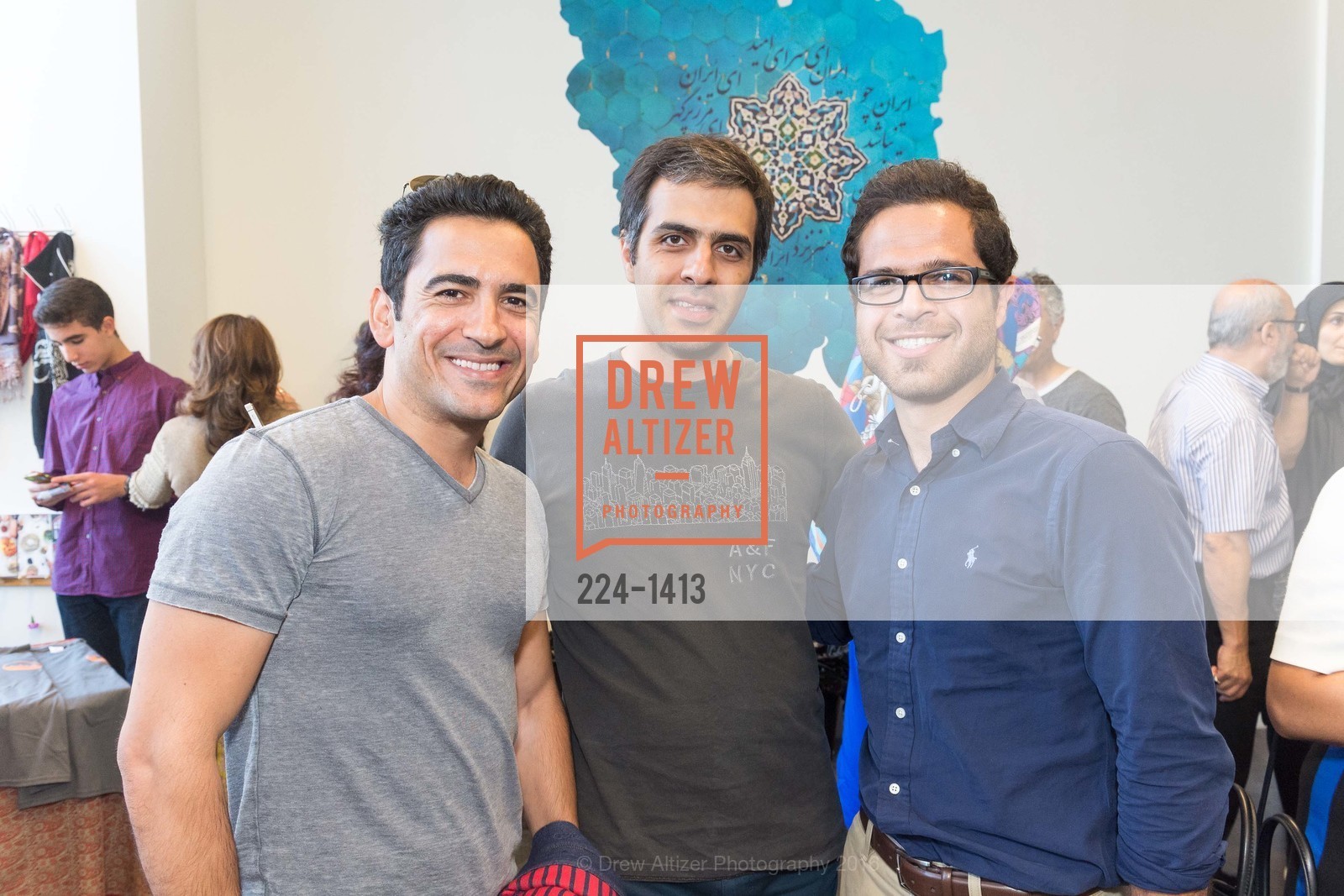 Redi Abedi, Farshad Tajalli, Vahid Esfandyarpour, Iran Unveiled - Group Photo Exhibition, Kala Art Institute. 2990 San Pablo Avenue, Berkeley CA 94702, September 17th, 2016, Photo #224-1413 Redi Abedi, Farshad Tajalli, Vahid Esfandyarpour, Photo #224-1413