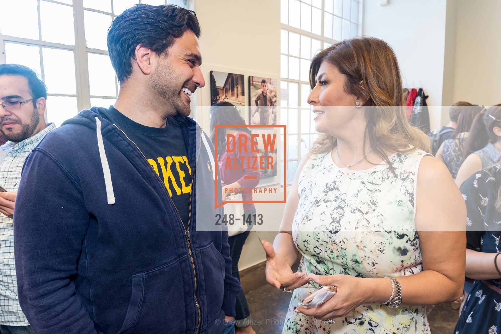 Keyan Keshari, Farzaneh Jabbari, Iran Unveiled - Group Photo Exhibition, Kala Art Institute. 2990 San Pablo Avenue, Berkeley CA 94702, September 17th, 2016, Photo #248-1413 Keyan Keshari, Farzaneh Jabbari, Photo #248-1413