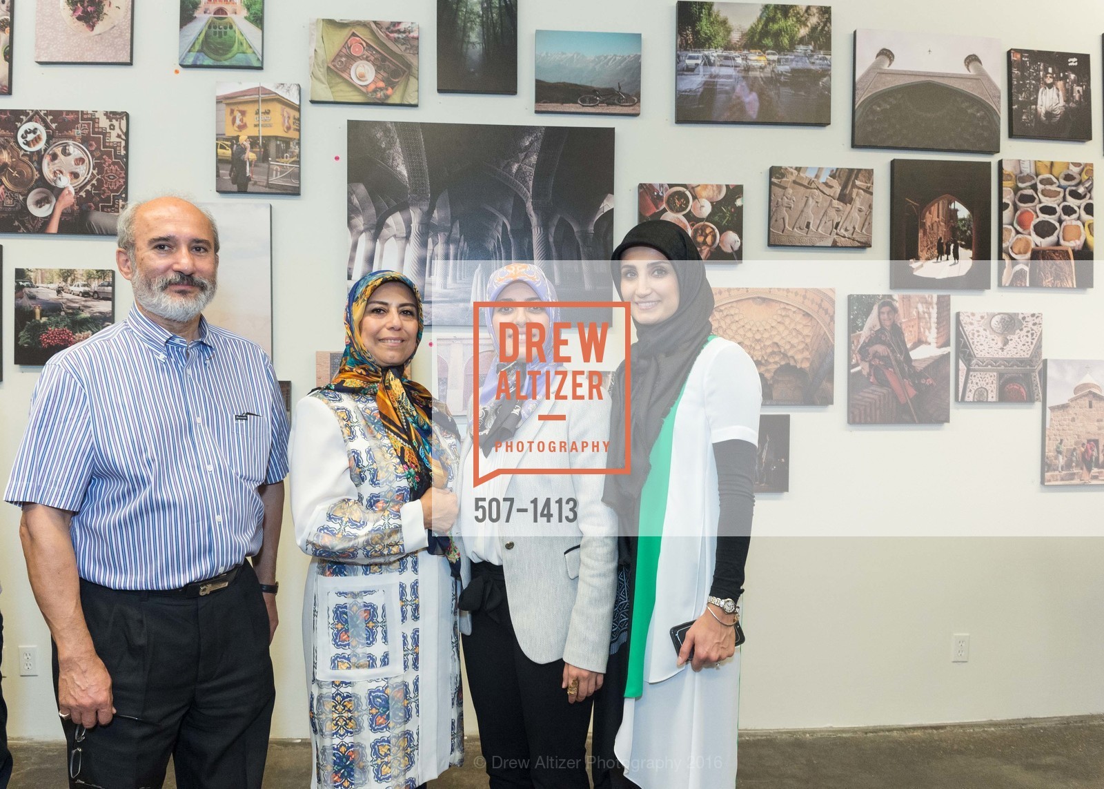 Ali Jaberansari, Fereshteh Jabbari, Mahya Jaberiansari, Mahsa Jaberiansari, Iran Unveiled - Group Photo Exhibition, Kala Art Institute. 2990 San Pablo Avenue, Berkeley CA 94702, September 17th, 2016, Photo #507-1413 Ali Jaberansari, Fereshteh Jabbari, Mahya Jaberiansari, Mahsa Jaberiansari, Photo #507-1413
