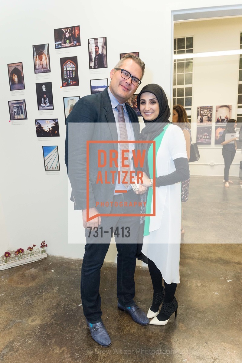 Andrey Zakharenko, Mahsa Jaberiansari, Iran Unveiled - Group Photo Exhibition, Kala Art Institute. 2990 San Pablo Avenue, Berkeley CA 94702, September 17th, 2016, Photo #731-1413 Andrey Zakharenko, Mahsa Jaberiansari, Photo #731-1413
