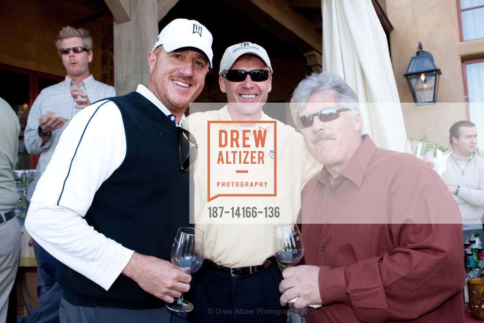 Pat Shea, Marty Formico, Max Ulrich, MAYACAMA's Lewis and Clark Celebrity Golf Tournament, US, May 1st, 2009, Photo #187-14166-136 Pat Shea, Marty Formico, Max Ulrich, Photo #187-14166-136