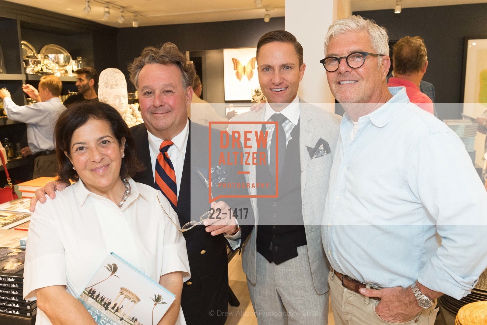 Monelle Totah, Steven Stolman, Ken Fulk, Gary McNatton, Hudson Grace celebrates Steven Stolman's "Passion for Parties", Hudson Grace. 3350 Sacramento Street, San Francisco, CA, September 19th, 2016, Photo #22-1417 Monelle Totah, Steven Stolman, Ken Fulk, Gary McNatton, Photo #22-1417