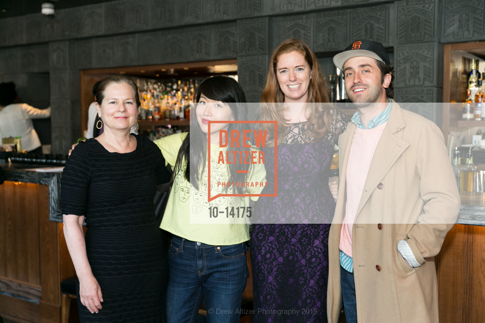 Lisa Chanoff, Kimberly Parker, Caroline von Kühn, Joe Talbot, SFFILM Makers Cocktails, Cold Drinks Bar. 644 Broadway, 2nd Floor, May 29th, 2018, Photo #10-14175 Lisa Chanoff, Kimberly Parker, Caroline von Kühn, Joe Talbot, Photo #10-14175