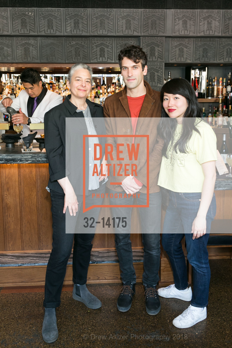 Rachel Rosen, Andrew Zacks, Kimberly Parker, SFFILM Makers Cocktails, Cold Drinks Bar. 644 Broadway, 2nd Floor, May 29th, 2018, Photo #32-14175 Rachel Rosen, Andrew Zacks, Kimberly Parker, Photo #32-14175