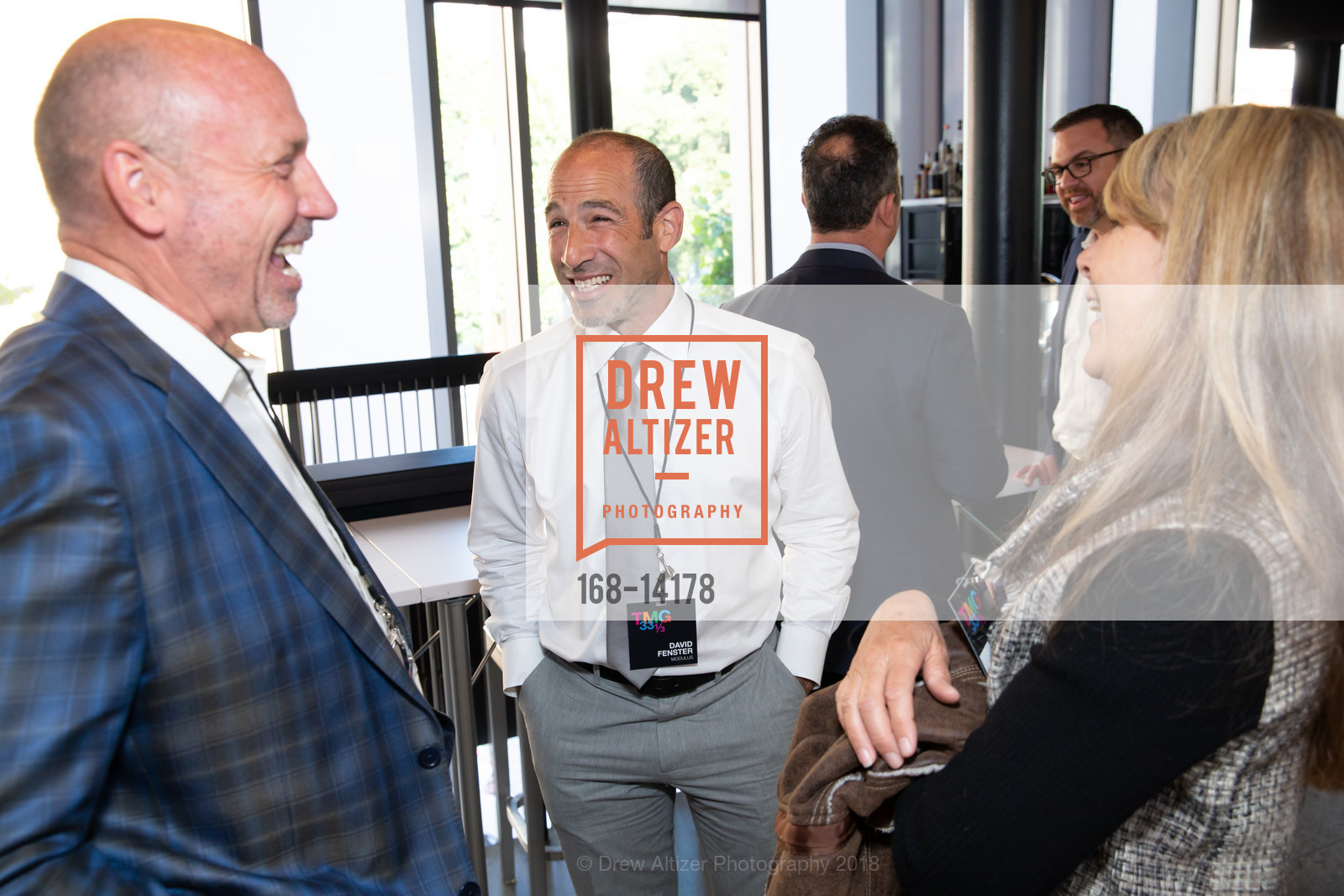 Ken Huesby, David Fenster, Susan Huesby, TMG Partners 33 1/3 Anniversary Reception, SFJAZZ Center. 201 Franklin Street, May 31st, 2018, Photo #168-14178 Ken Huesby, David Fenster, Susan Huesby, Photo #168-14178