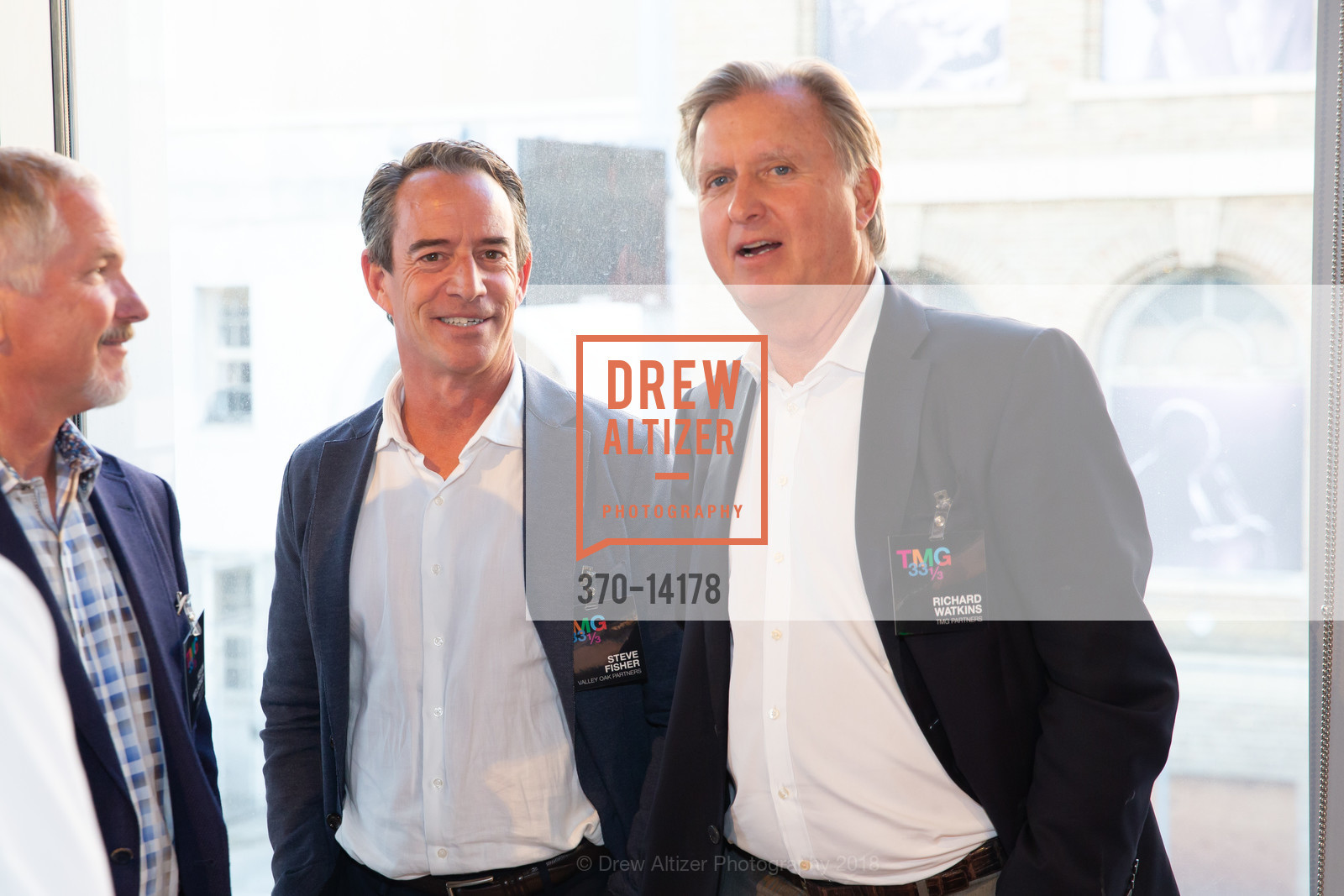 Steve Fisher, Richard Watkins, TMG Partners 33 1/3 Anniversary Reception, SFJAZZ Center. 201 Franklin Street, May 31st, 2018, Photo #370-14178 Steve Fisher, Richard Watkins, Photo #370-14178
