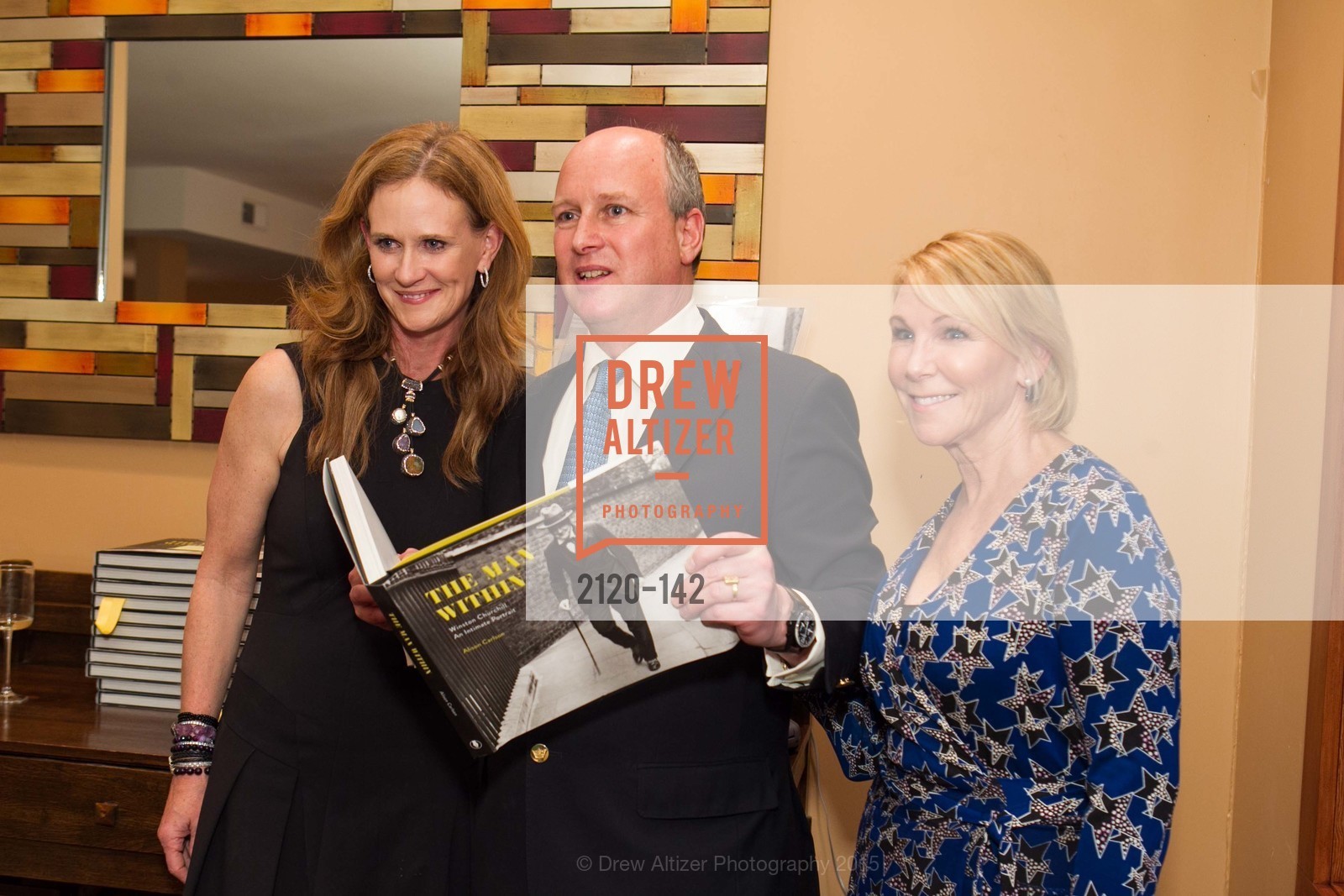 Sukey Forbes, Randolph Churchill, Terri Tiffany, THE MAN WITHIN book launch with Randolph Churchill, Private Residence, June 2nd, 2015,Drew Altizer, Drew Altizer Photography, full-service agency, private events, San Francisco photographer, photographer california