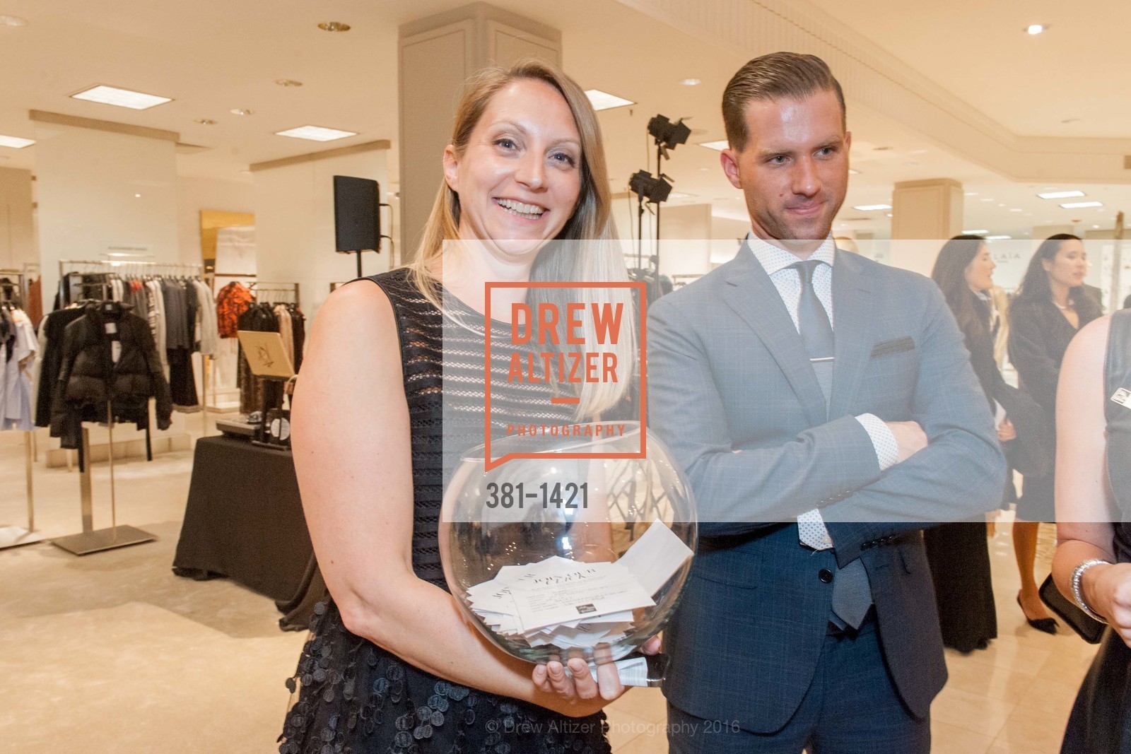 Lydia Seifert, Corey Thomas, Asian Art Museum Kick-off at Saks Fifth Avenue for Altuzarra, Saks Fifth Avenue. 384 Post St, September 21st, 2016, Photo #381-1421 Lydia Seifert, Corey Thomas, Photo #381-1421