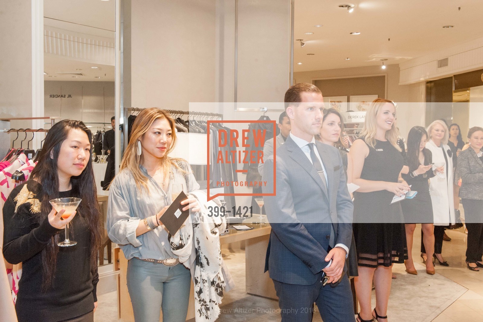Amy Fong, Elyn Shim, Corey Thomas, Asian Art Museum Kick-off at Saks Fifth Avenue for Altuzarra, Saks Fifth Avenue. 384 Post St, September 21st, 2016, Photo #399-1421 Amy Fong, Elyn Shim, Corey Thomas, Photo #399-1421