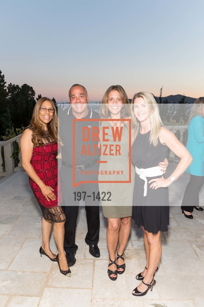 Cristina Robinson, Roberto Engstrom, Flavia Loreto, Andrea Griffin, The National Domestic Violence Hotline Benefactor Reception, Pri. Tiburon, September 22nd, 2016, Photo #197-1422 Cristina Robinson, Roberto Engstrom, Flavia Loreto, Andrea Griffin, Photo #197-1422