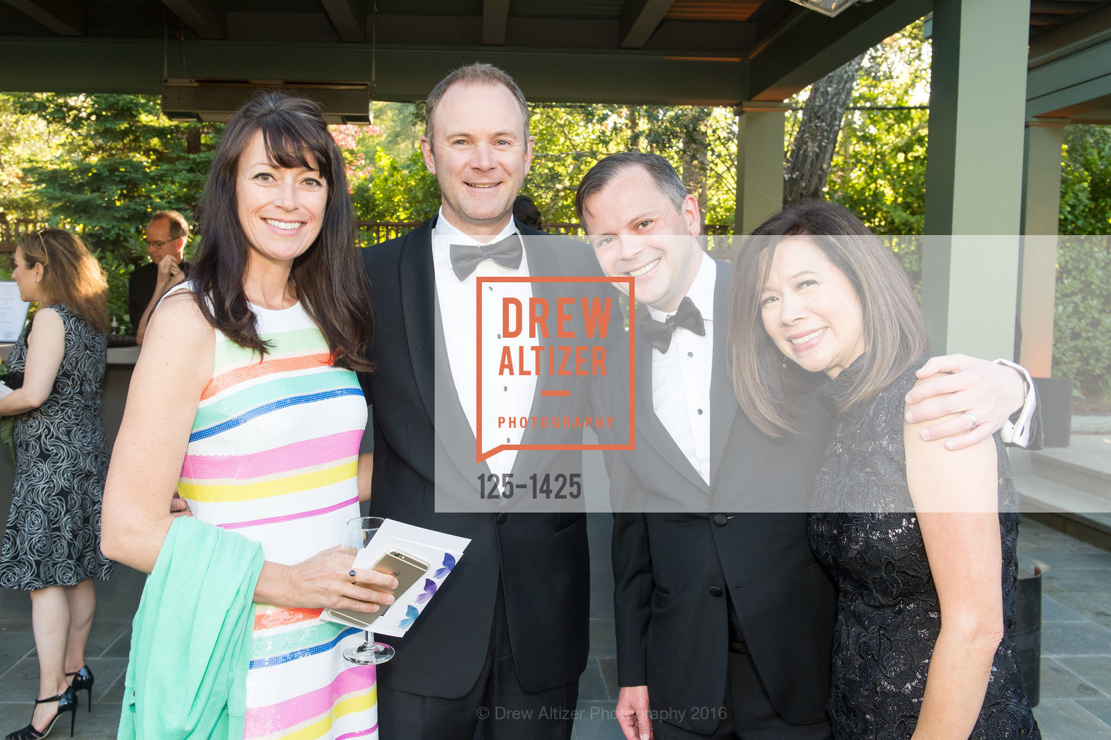 Megan Crowell, Jason Trimborn, Robert Hoblit, Karla Hoblit, CuriOdyssey Gala, Private Residence. 310 W Santa Inez Ave., Hillsborough, CA, September 24th, 2016, Photo #125-1425 Megan Crowell, Jason Trimborn, Robert Hoblit, Karla Hoblit, Photo #125-1425