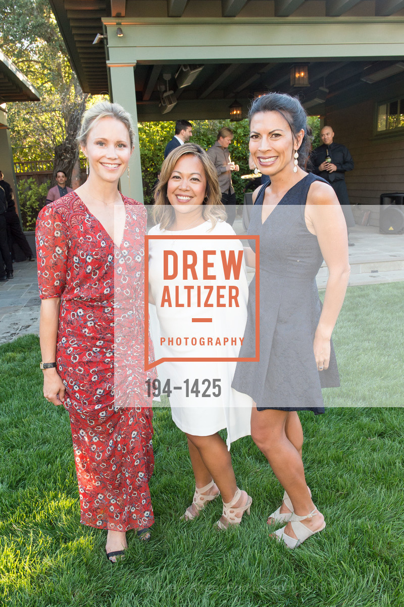 Jordan Bell, Gerri Wong, Jacqui Haggarty, CuriOdyssey Gala, Private Residence. 310 W Santa Inez Ave., Hillsborough, CA, September 24th, 2016, Photo #194-1425 Jordan Bell, Gerri Wong, Jacqui Haggarty, Photo #194-1425
